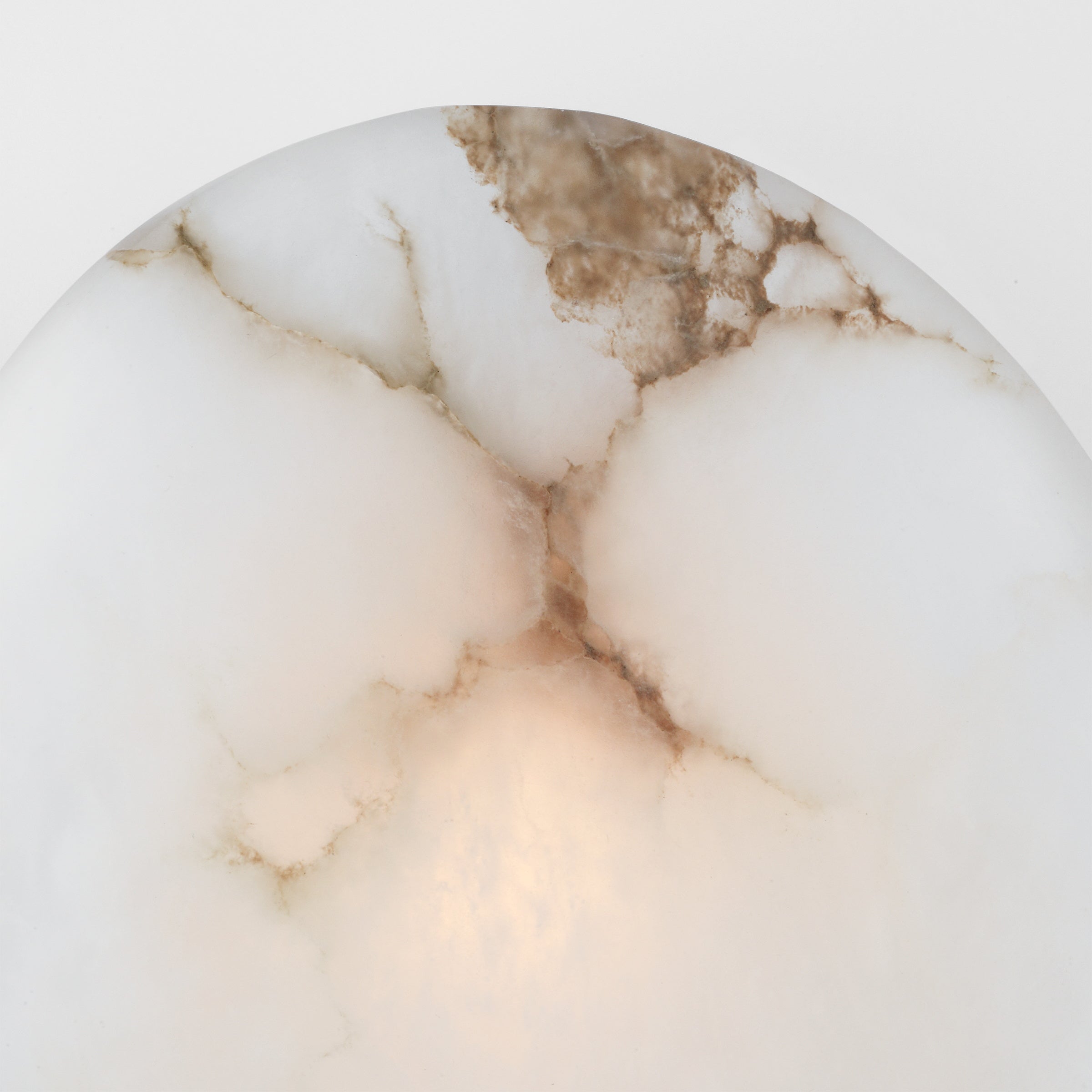 Avsolisra Modern Minimalist Round Alabaster Wall Lamp - Letslighting