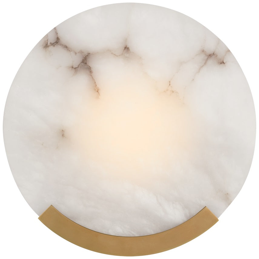 Avsolisra Modern Minimalist Round Alabaster Wall Lamp - Letslighting