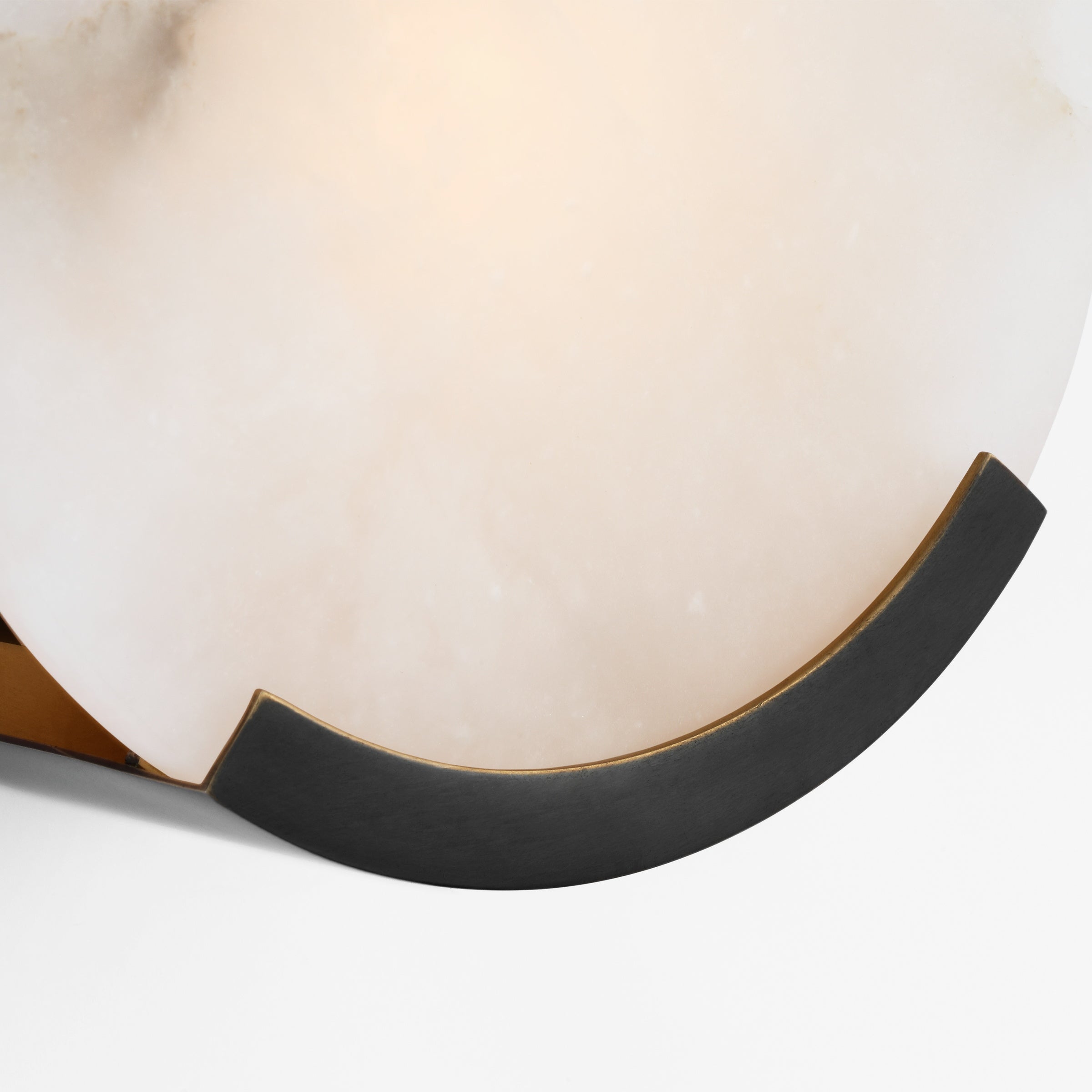 Avsolisra Modern Minimalist Round Alabaster Wall Lamp - Letslighting