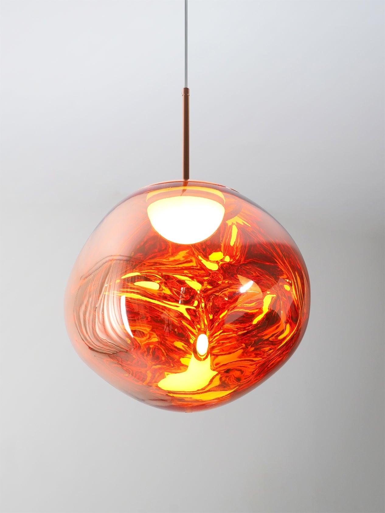 Solara Pendant Lamp Blown Glass Irregular Cluster Sculptural - Letslighting