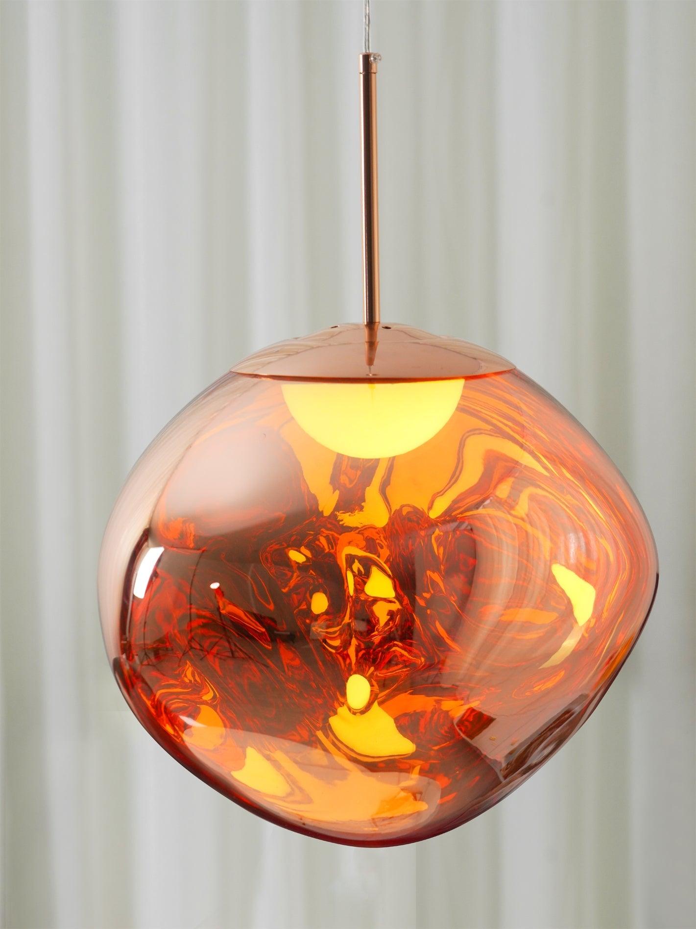 Solara Pendant Lamp Blown Glass Irregular Cluster Sculptural - Letslighting