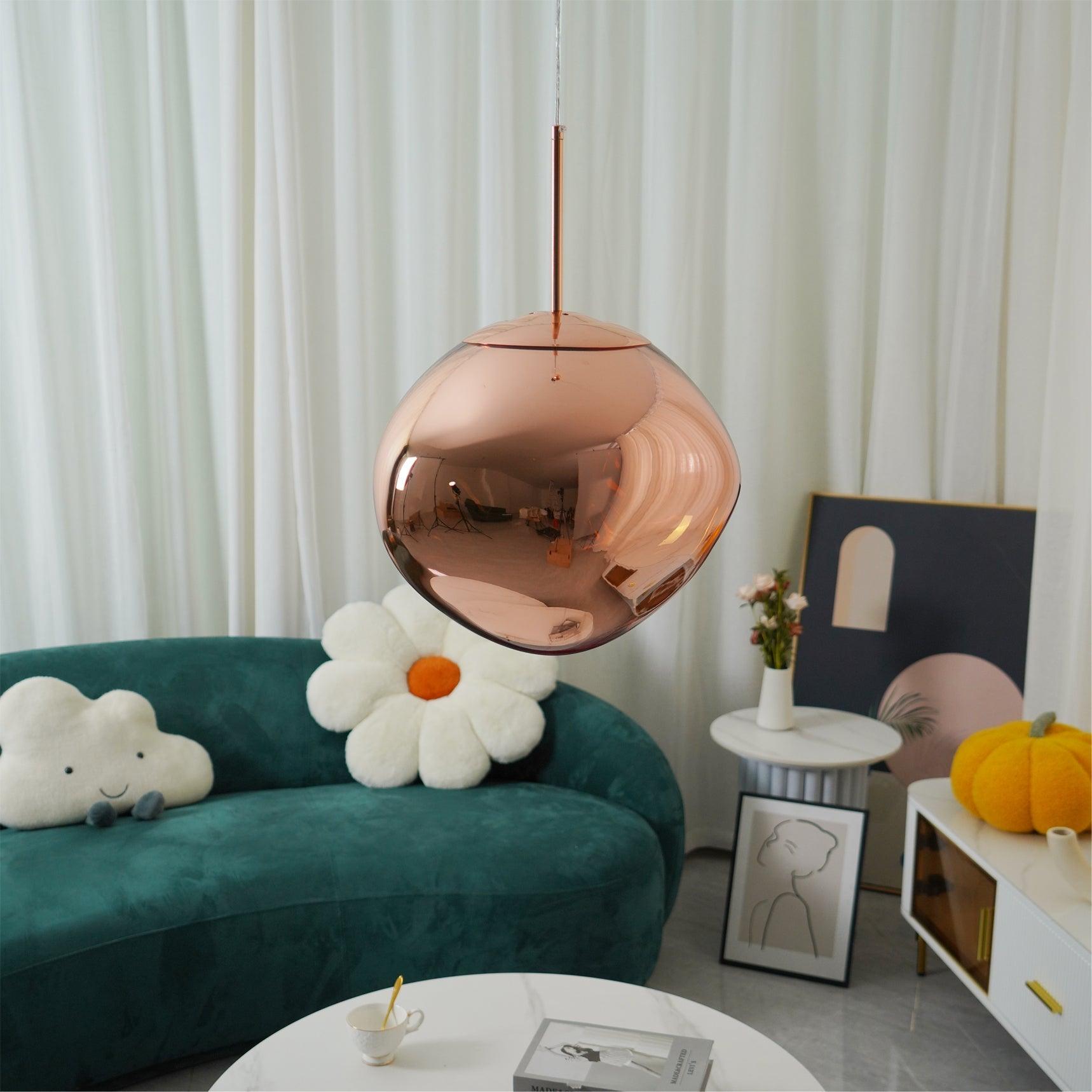 Solara Pendant Lamp Blown Glass Irregular Cluster Sculptural - Letslighting