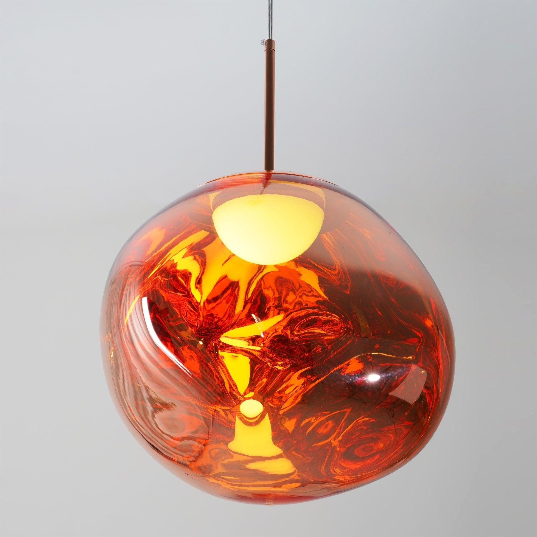 Solara Pendant Lamp Blown Glass Irregular Cluster Sculptural - Letslighting
