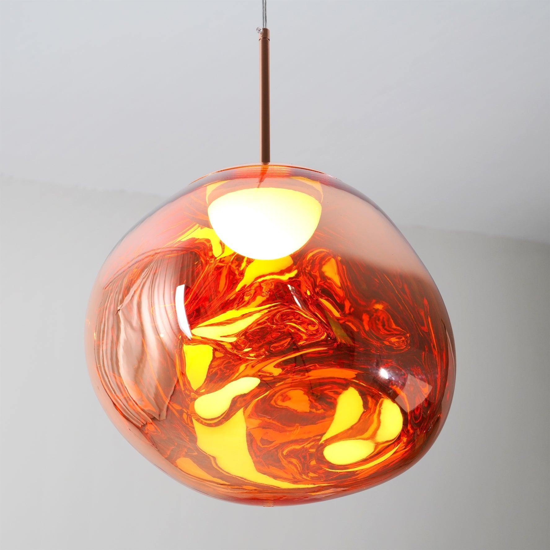 Solara Pendant Lamp Blown Glass Irregular Cluster Sculptural - Letslighting