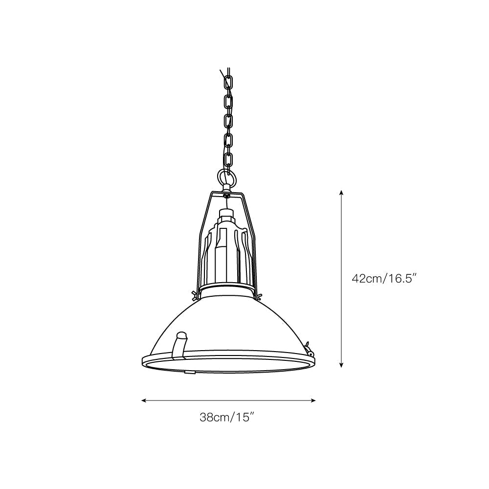 Coshae Pendelleuchte Vintage Industrial-Letslighting