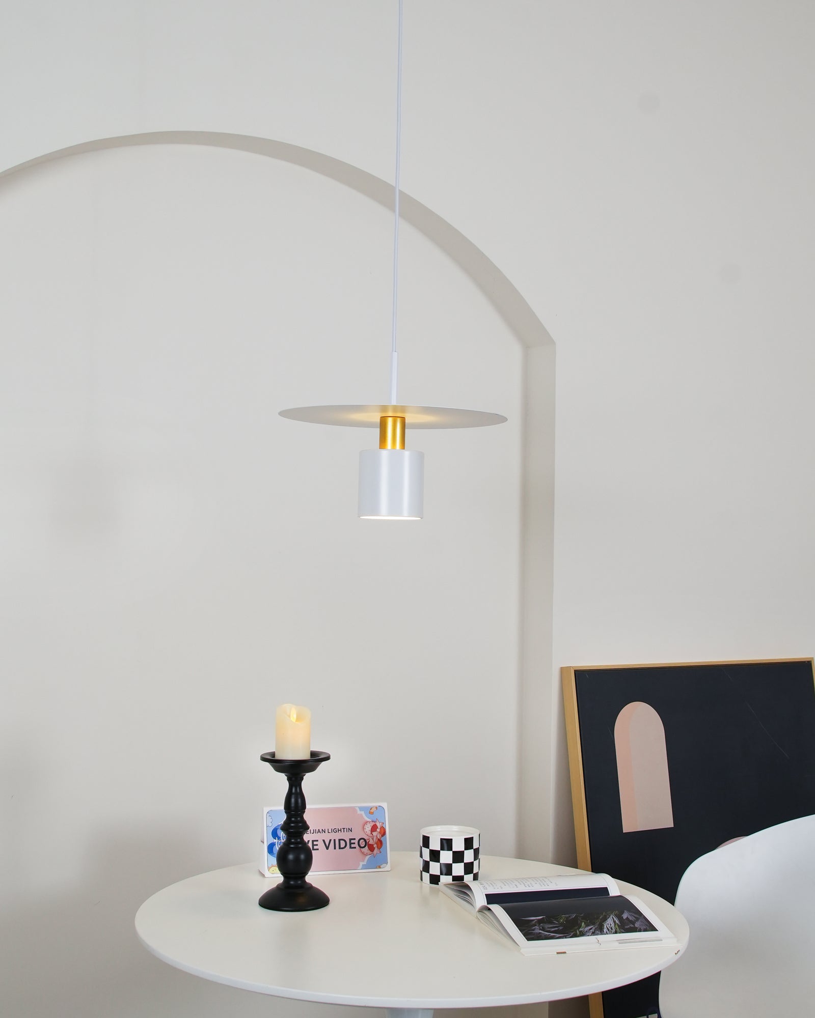 Solara Pendelleuchte Zylinder Scheibe Industrie-Letslighting