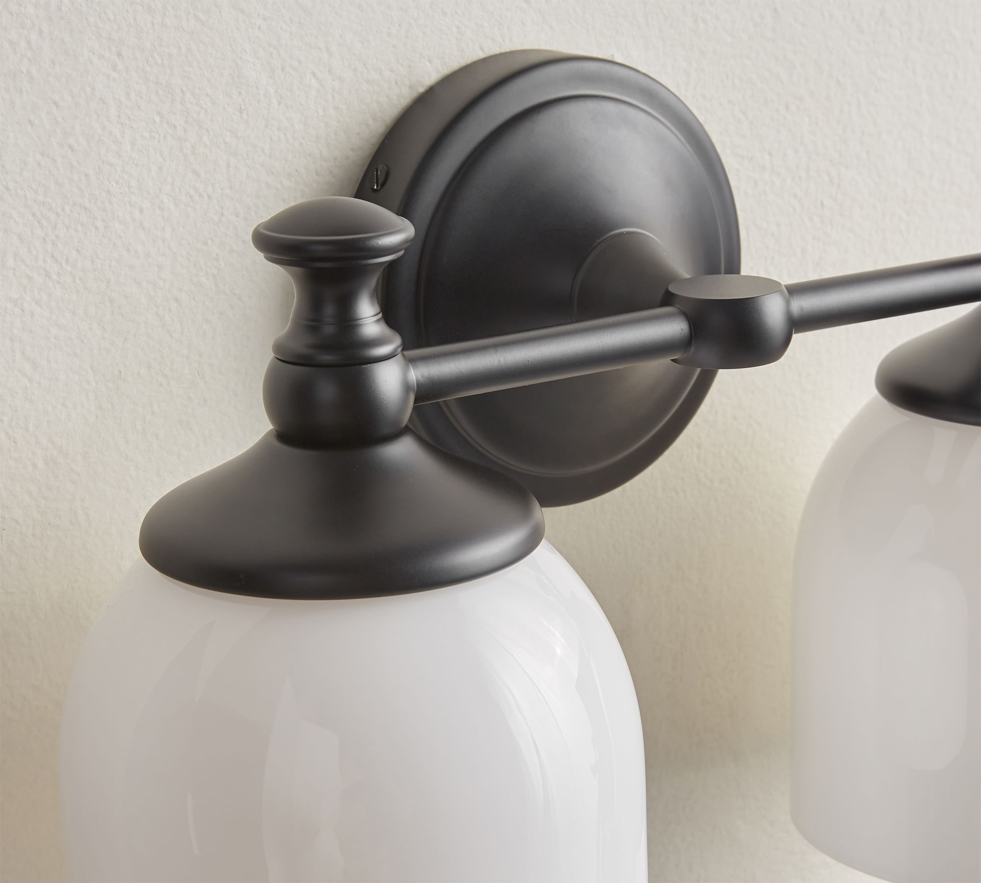 Lumen Kurze Arm Chrom-Glas-Wandleuchte-Letslighting