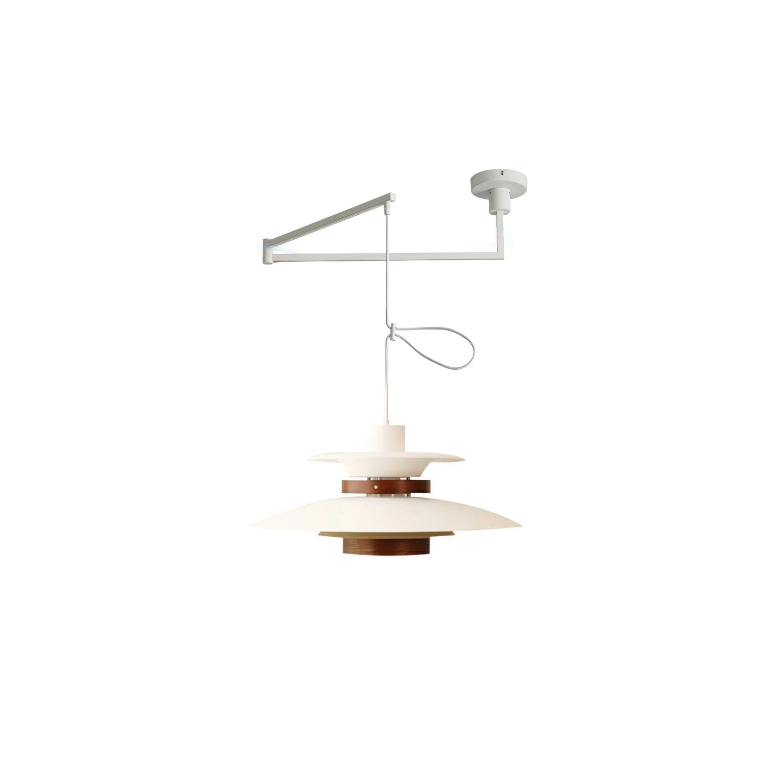 Virelith Pendelleuchte aus Stahl und Holz-Letslighting