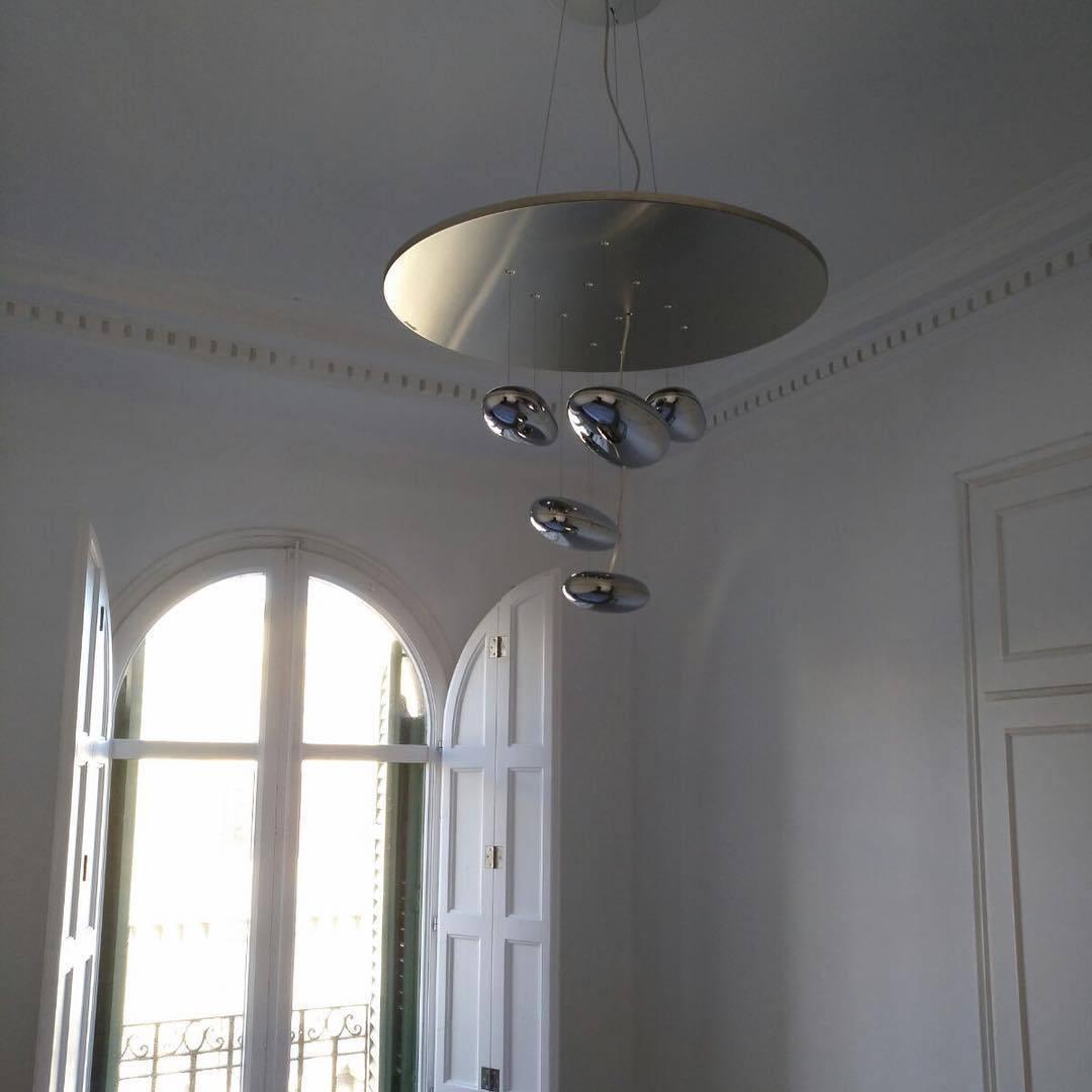 Lustra Kronleuchter Aluminium Skulptur-Letslighting