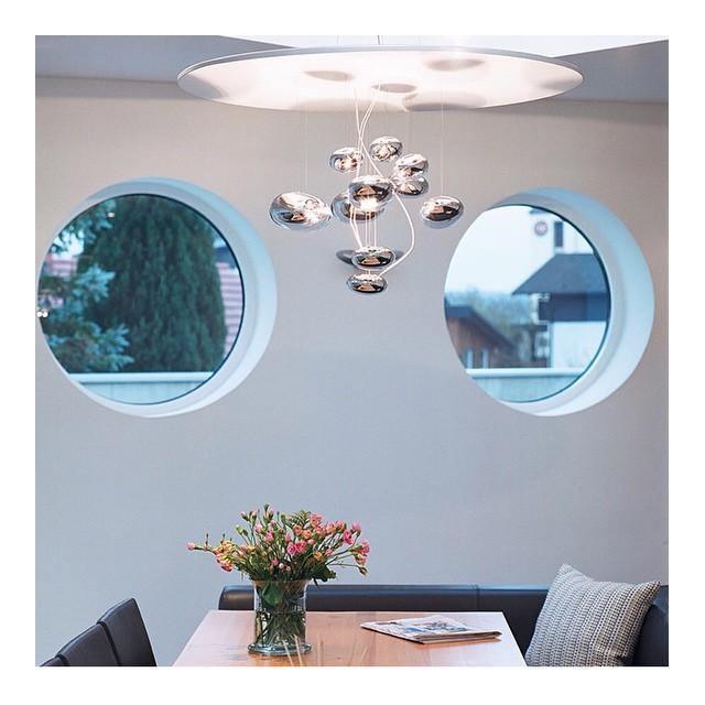 Lustra Kronleuchter Aluminium Skulptur-Letslighting