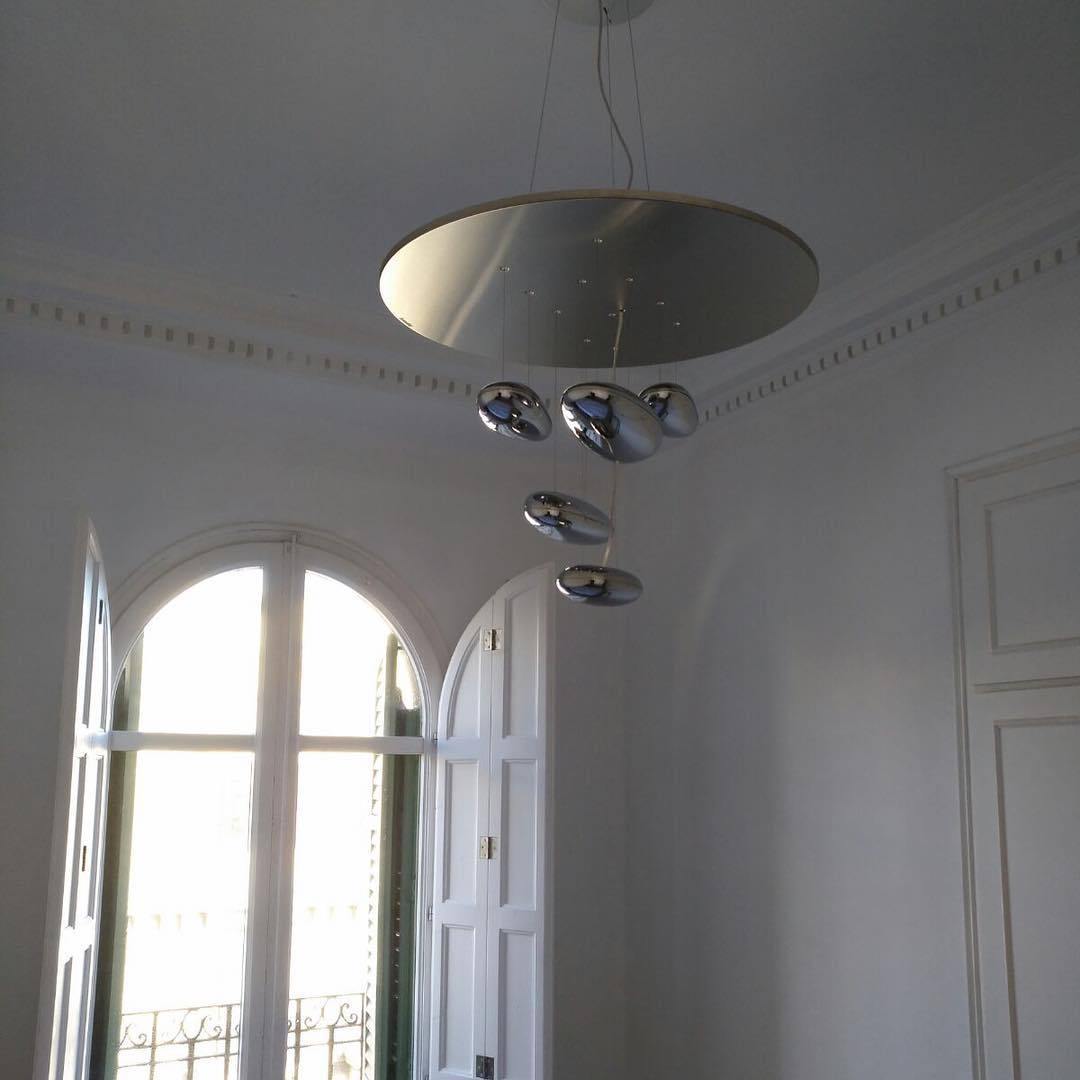 Lustra Kronleuchter Aluminium Skulptur-Letslighting