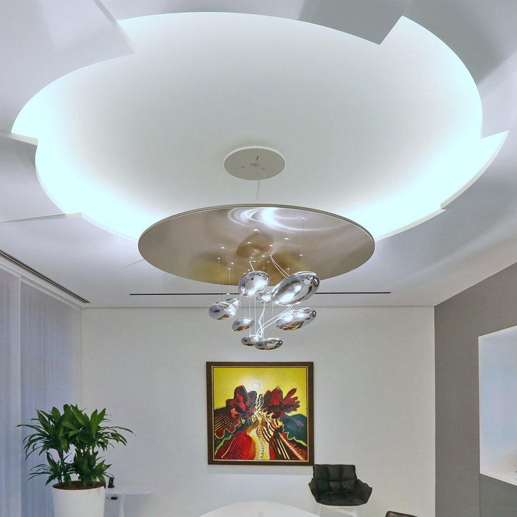 Lustra Kronleuchter Aluminium Skulptur-Letslighting