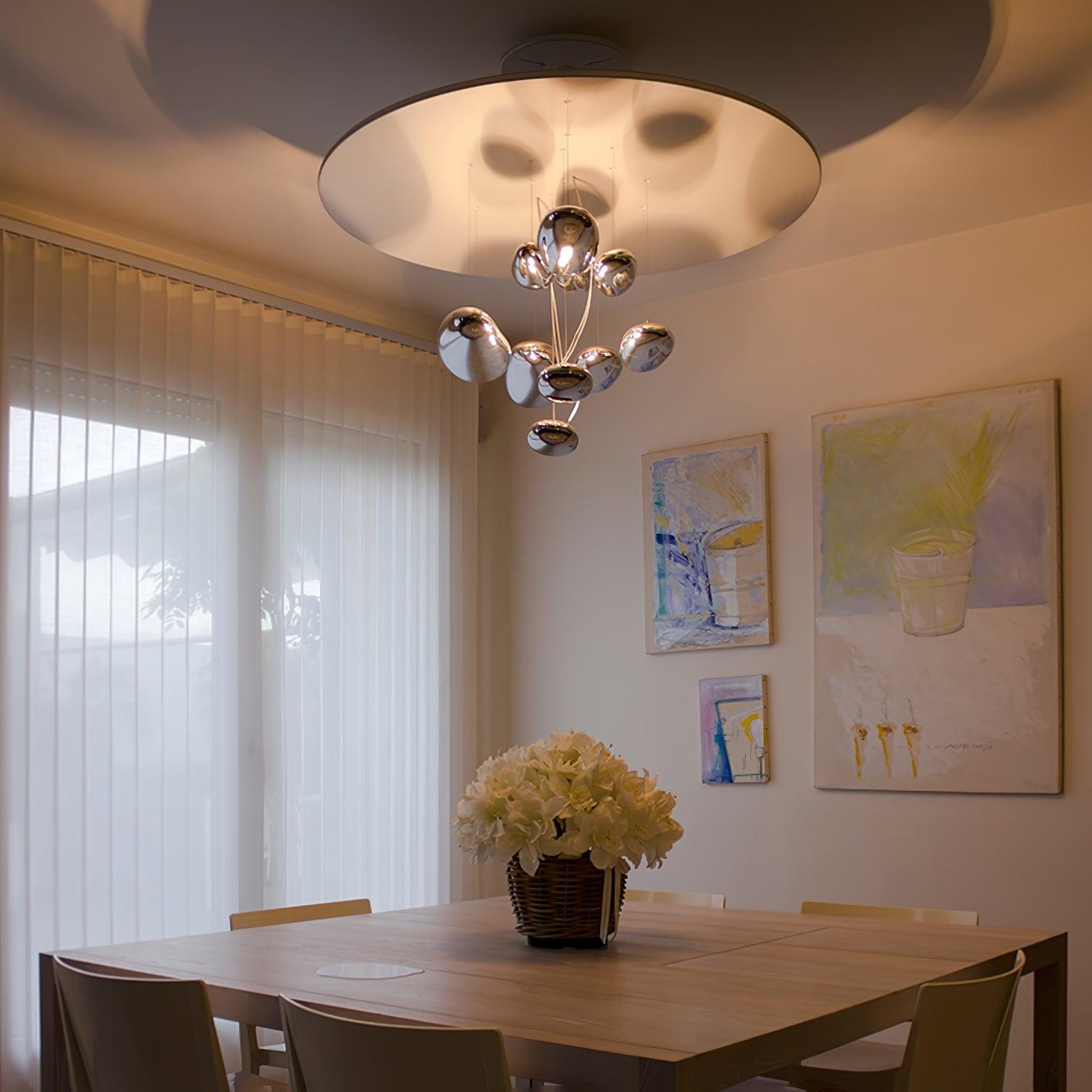 Lustra Kronleuchter Aluminium Skulptur-Letslighting