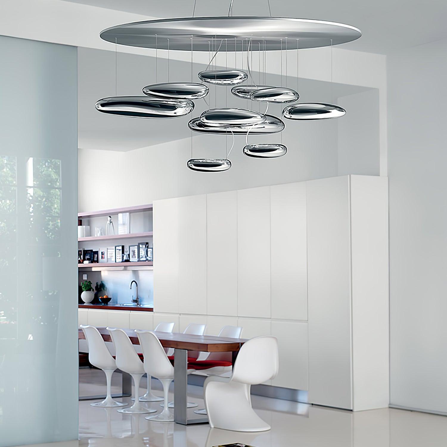 Lustra Kronleuchter Aluminium Skulptur-Letslighting