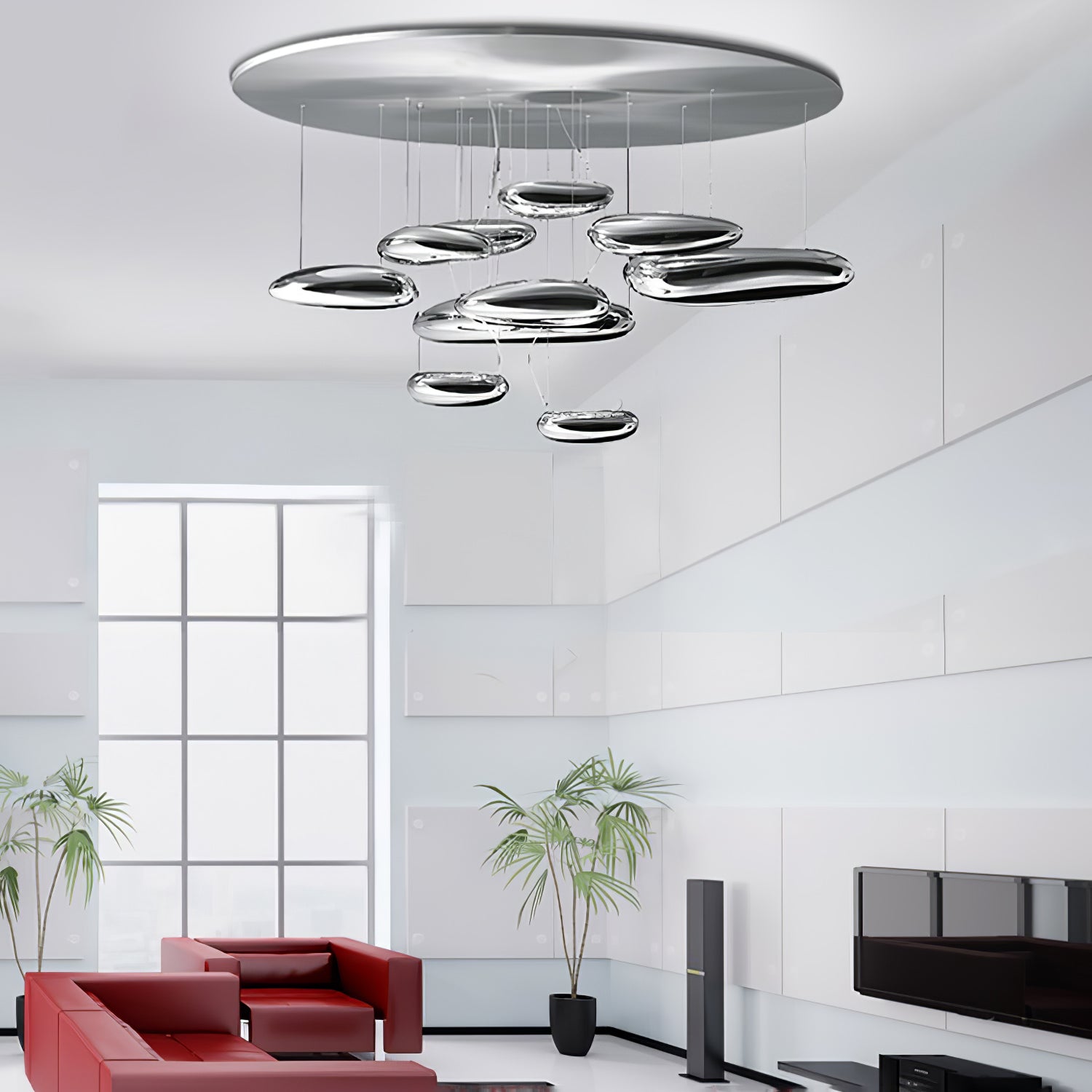 Lustra Deckenleuchte Aluminium Pebble-Letslighting