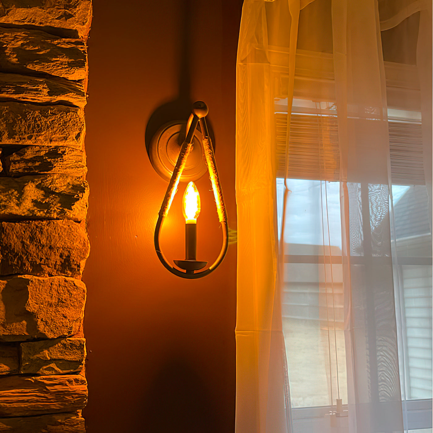 Arvela Wandleuchte LED Eleganz Vintage-Letslighting