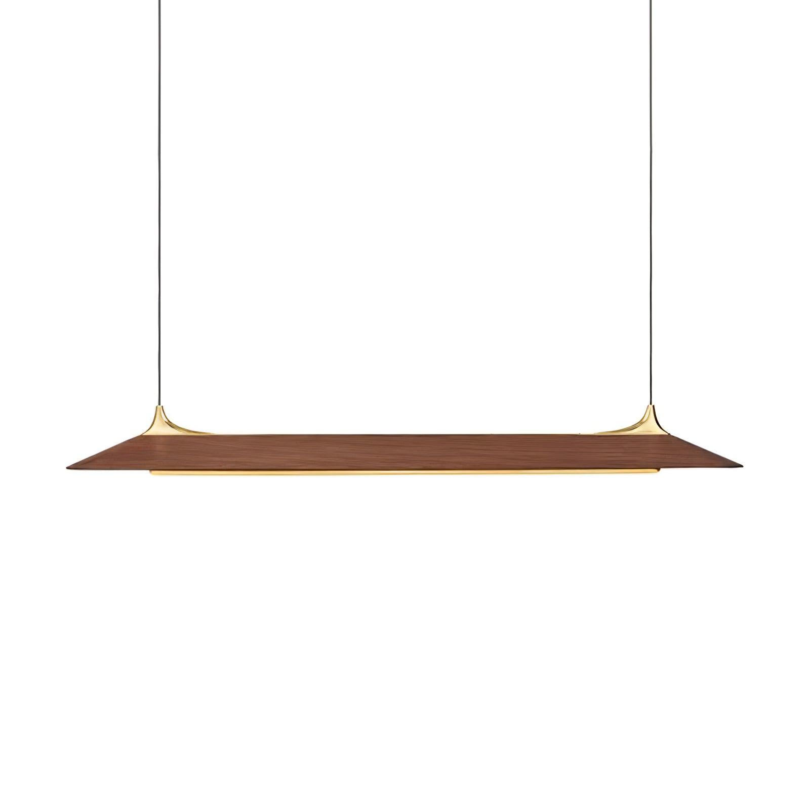Celia Minimalistische Pendelleuchte aus Messing-Letslighting