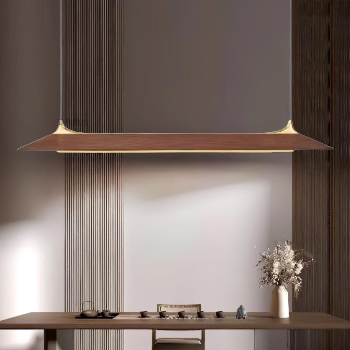 Celia Minimalistische Pendelleuchte aus Messing-Letslighting