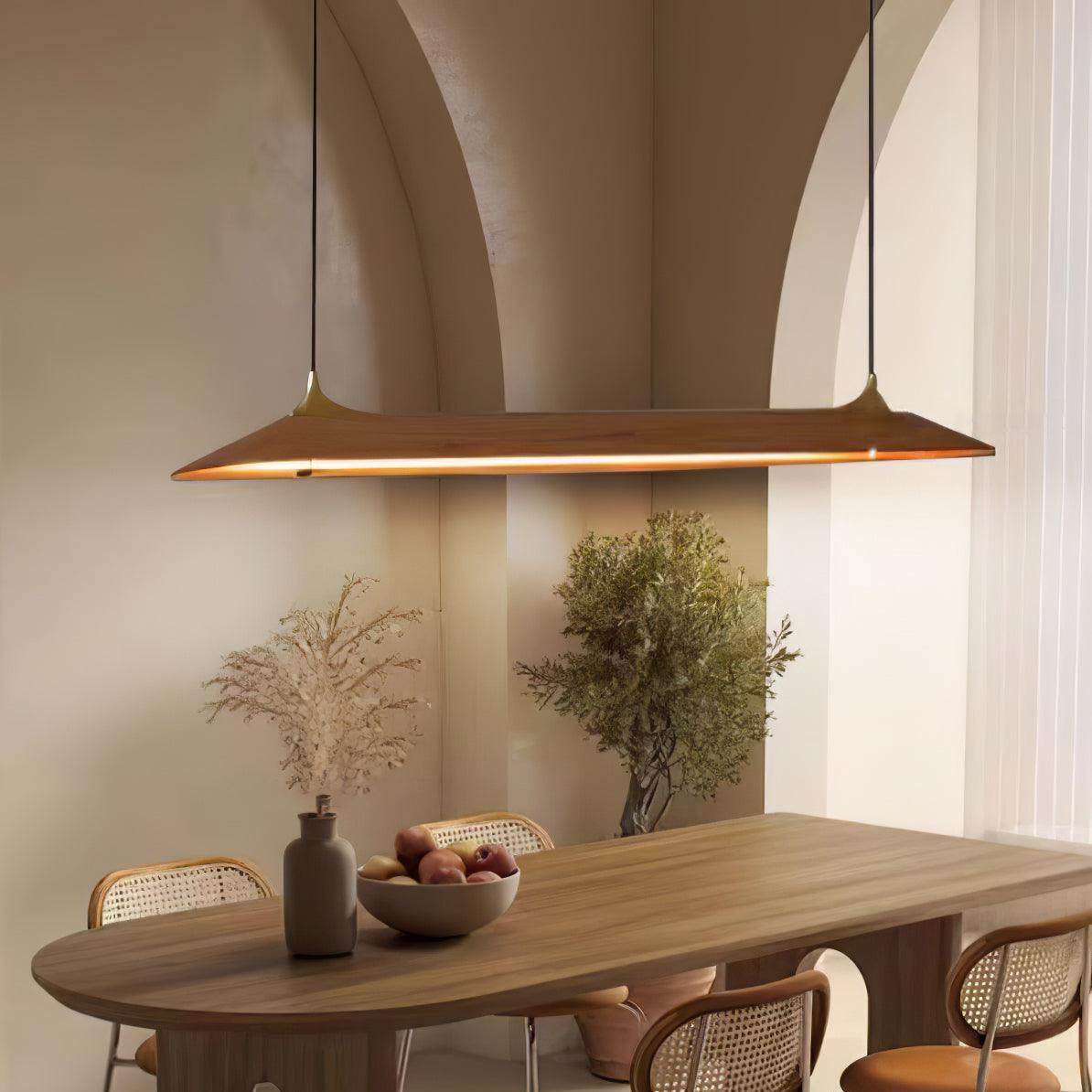 Celia Minimalistische Pendelleuchte aus Messing-Letslighting