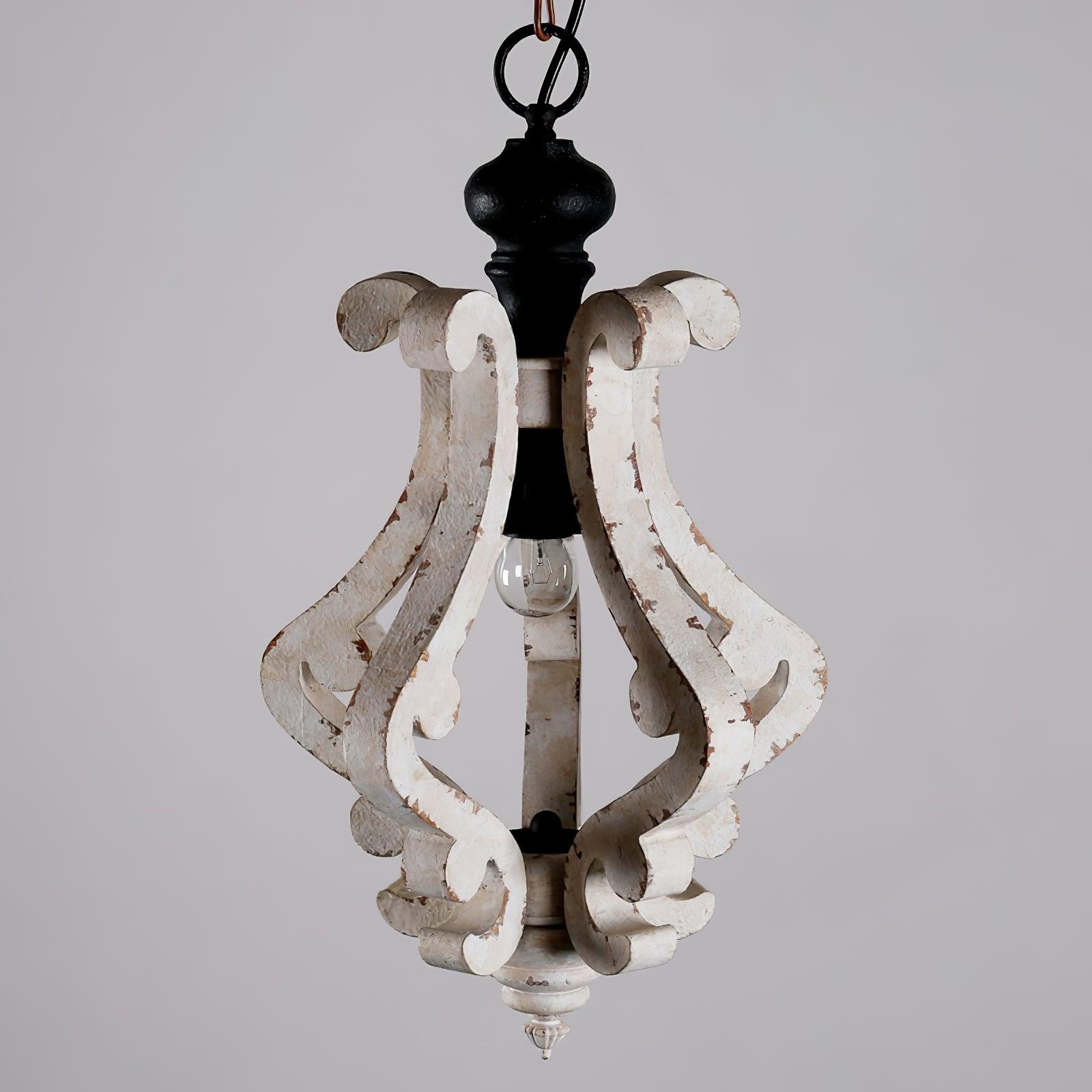 Omar Vintage Holz Pendelleuchte-Letslighting