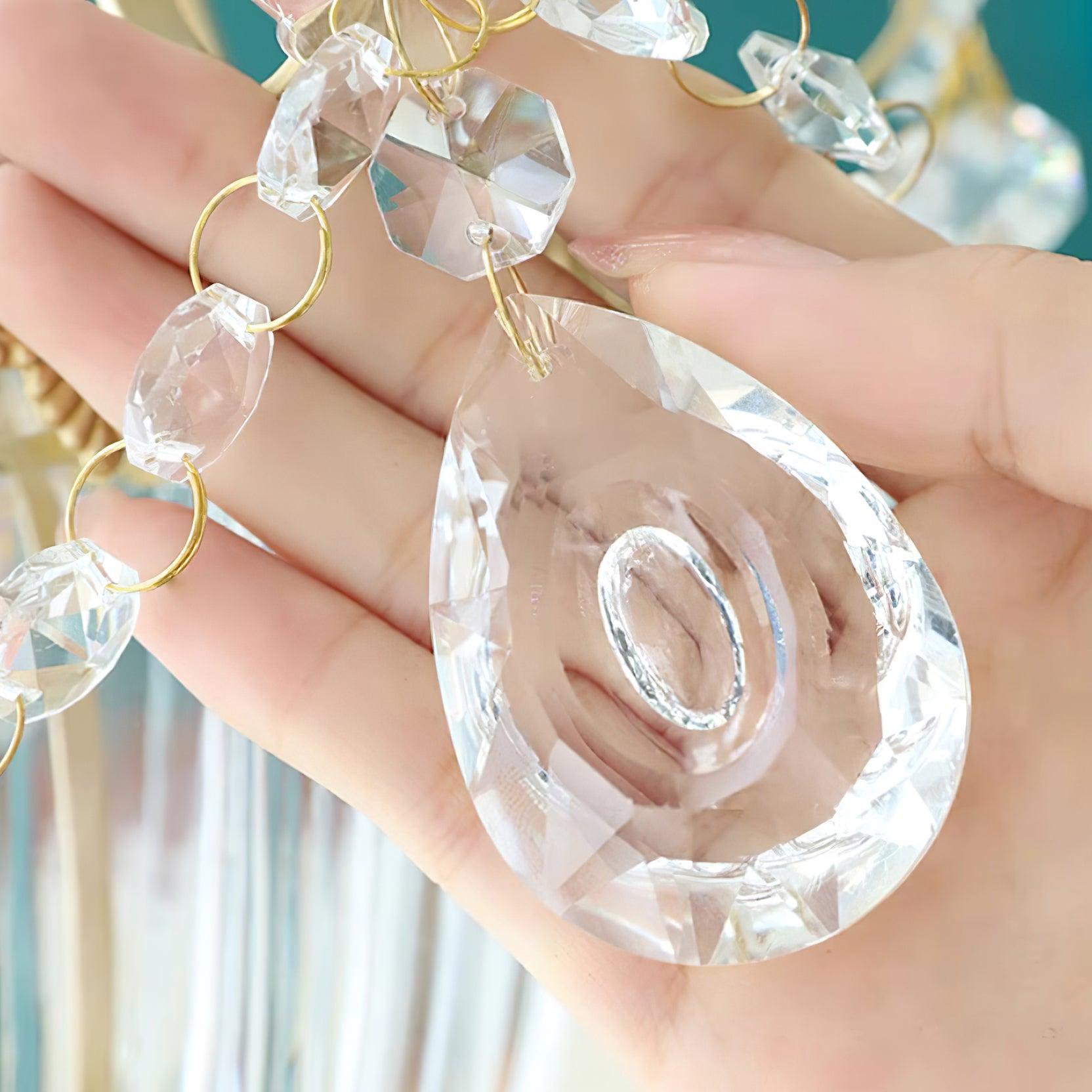 Pendelleuchte Vintage Glamour Kristalltropfen-Letslighting