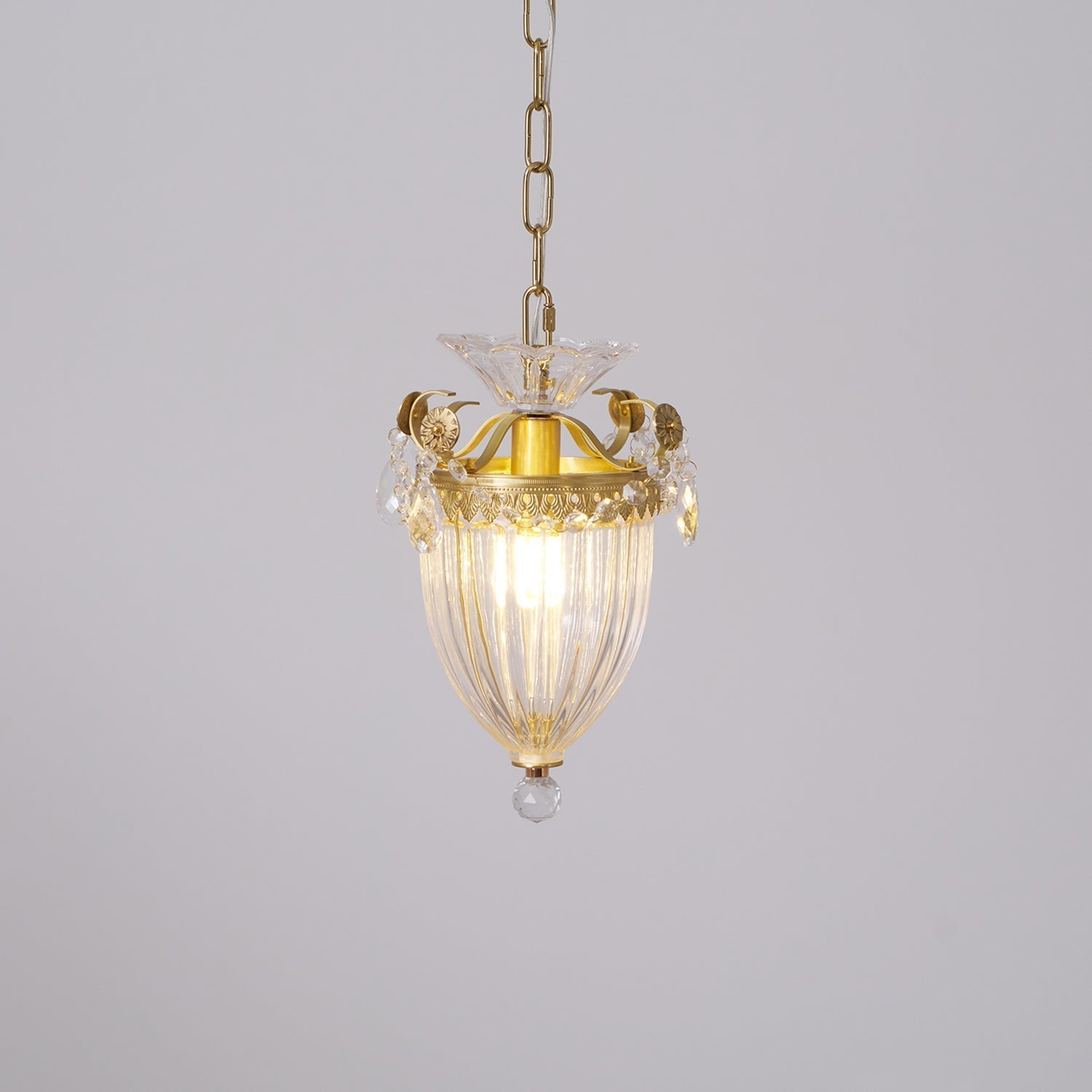 Pendelleuchte Vintage Glamour Kristalltropfen-Letslighting
