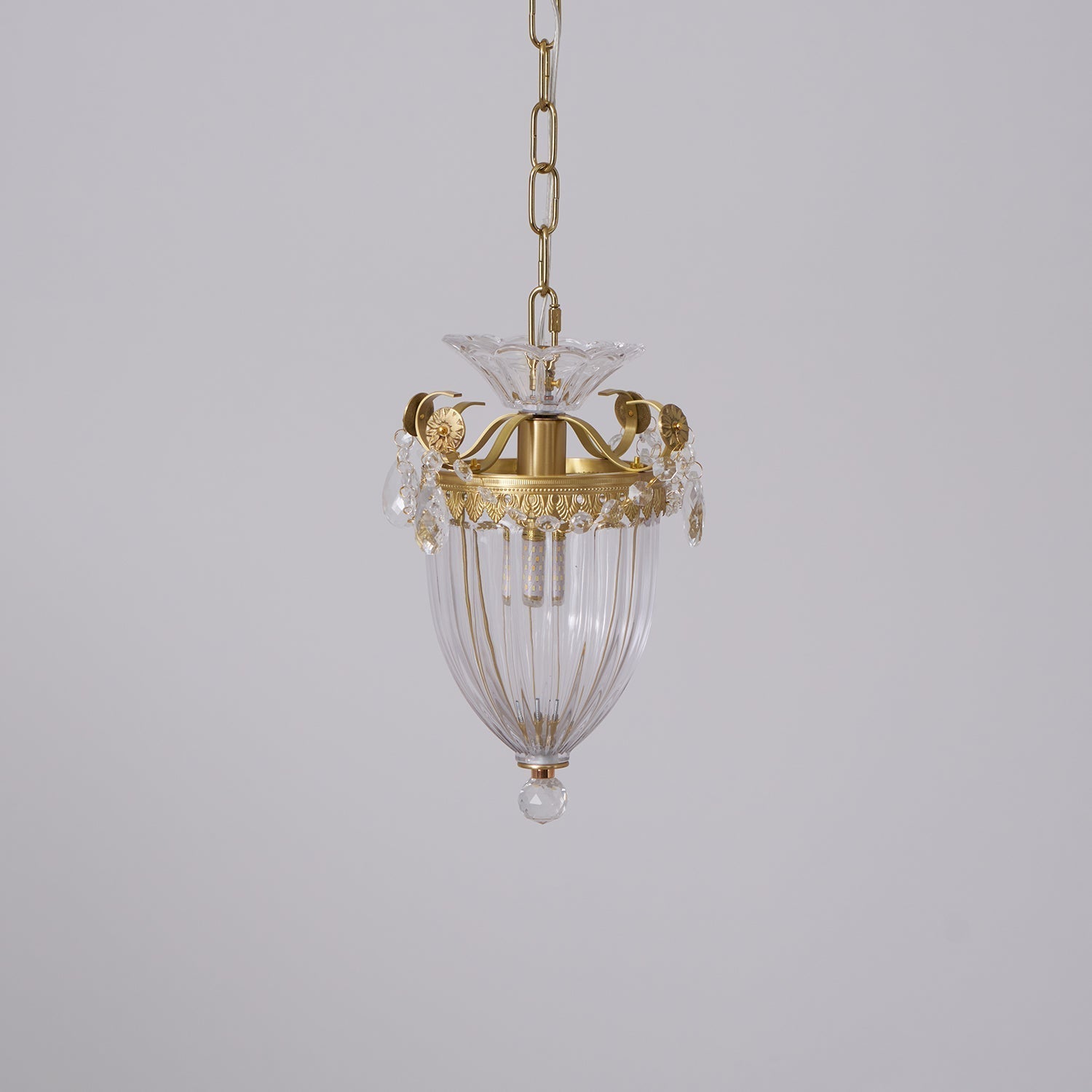 Pendelleuchte Vintage Glamour Kristalltropfen-Letslighting