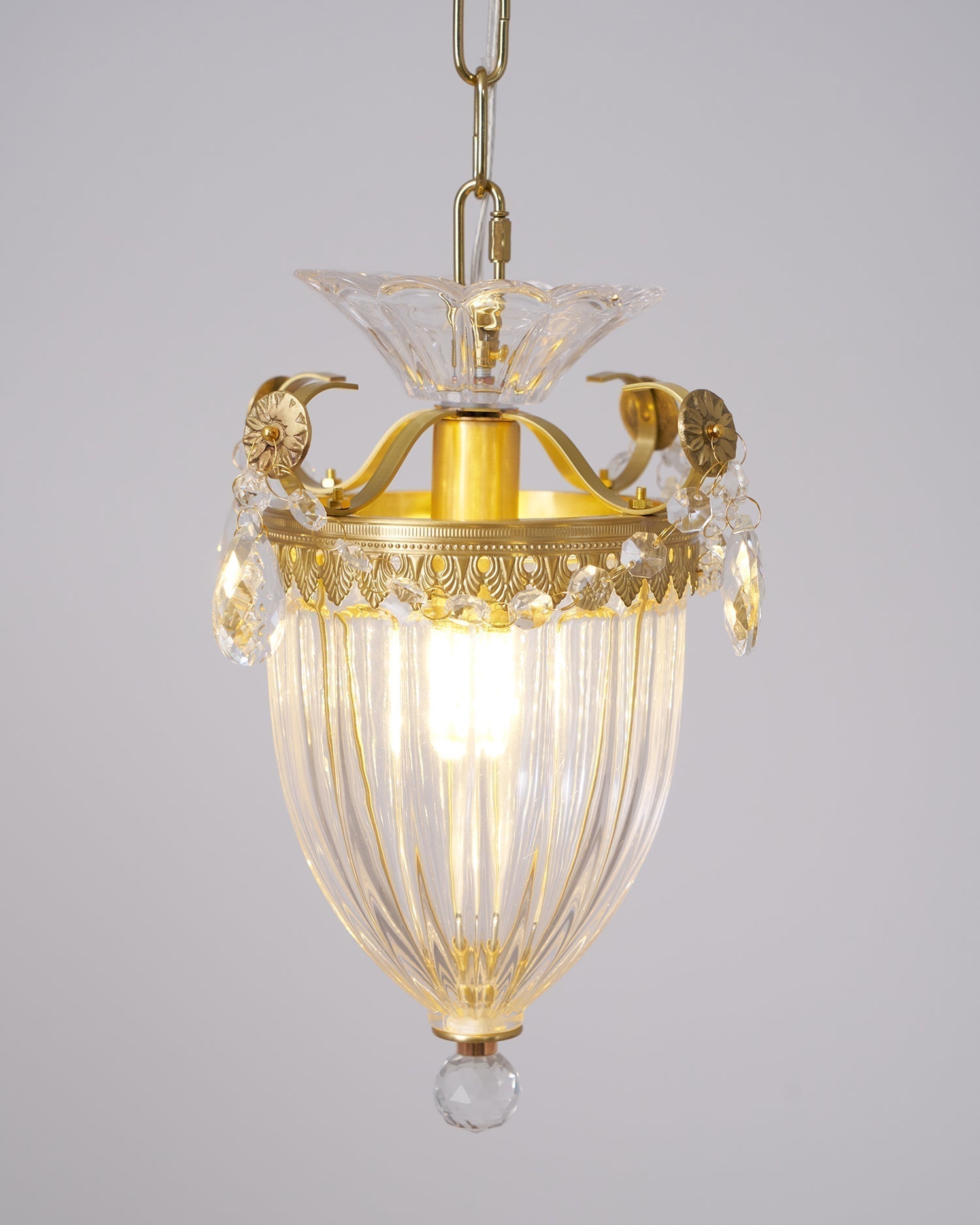 Pendelleuchte Vintage Glamour Kristalltropfen-Letslighting