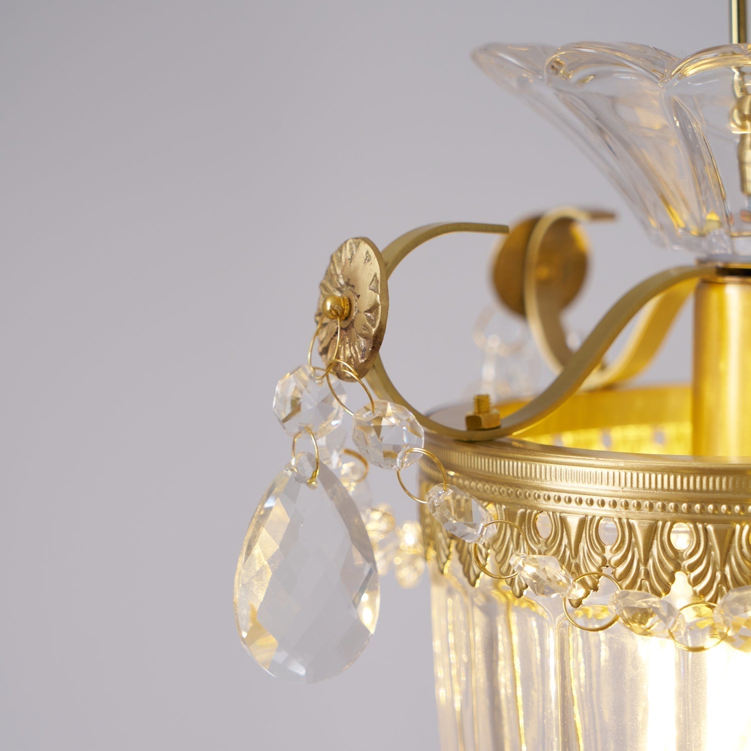 Pendelleuchte Vintage Glamour Kristalltropfen-Letslighting