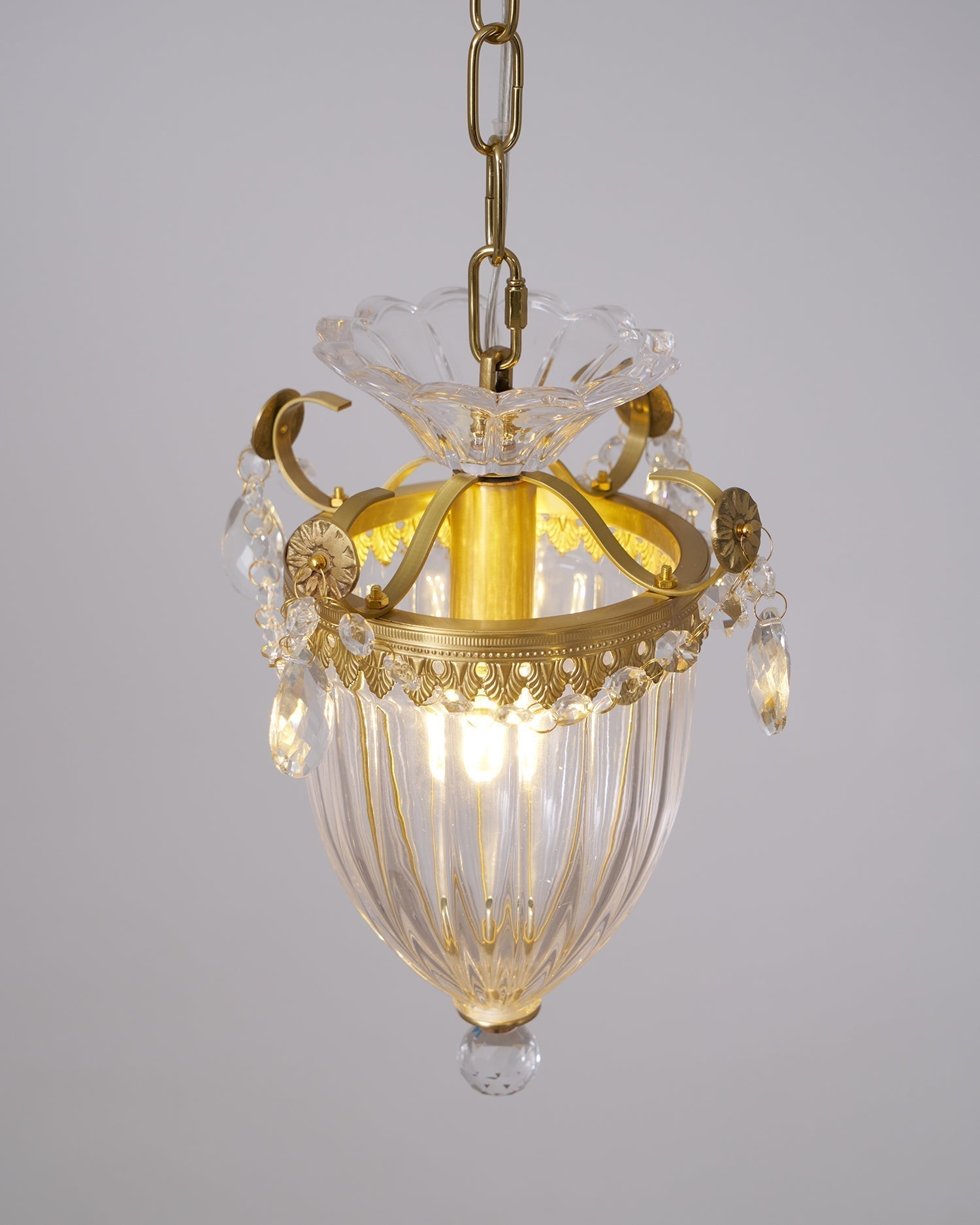 Pendelleuchte Vintage Glamour Kristalltropfen-Letslighting