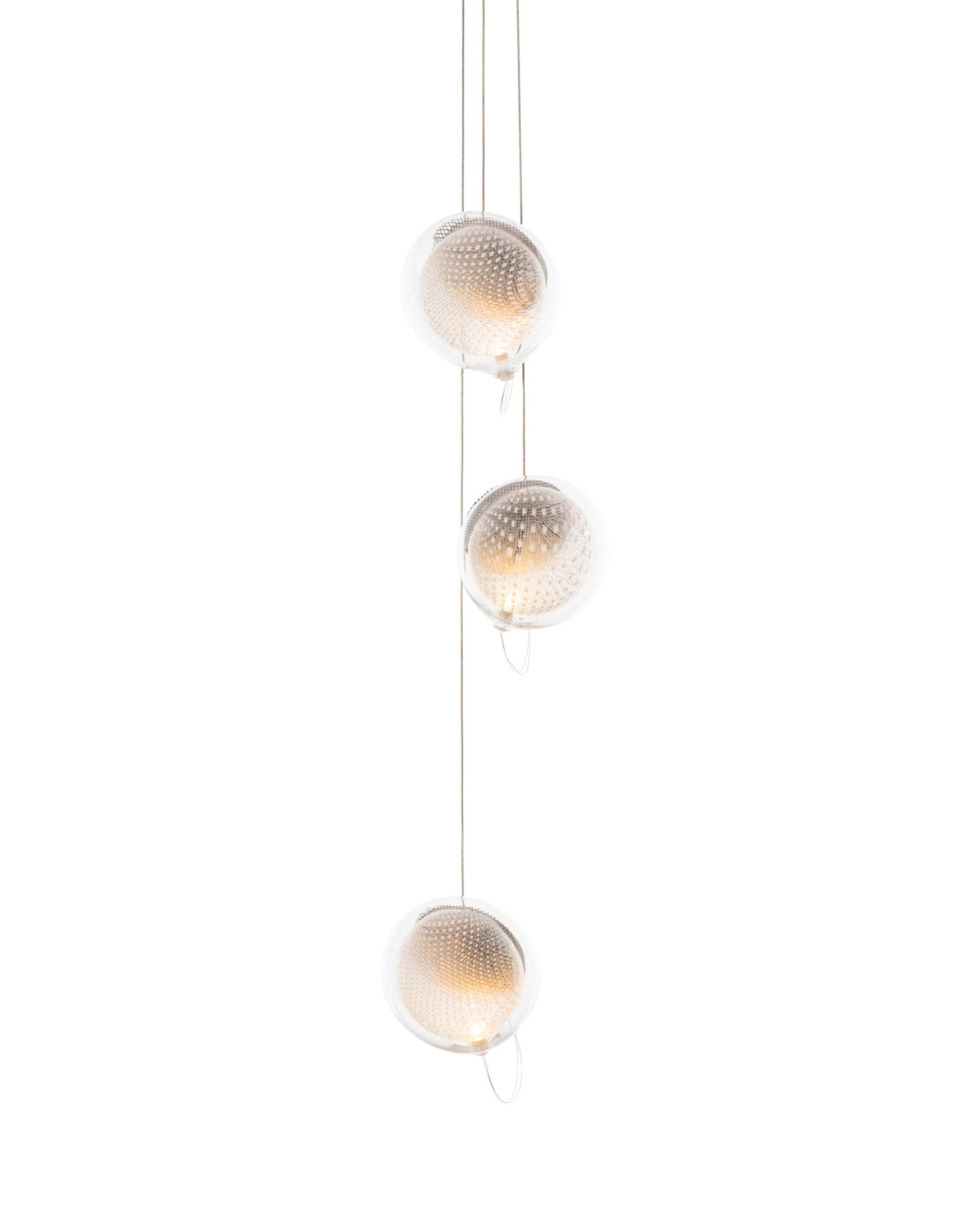 Kronleuchter Netz Glas Kugeln Cluster Metall Rahmen Modern Minimalistisch-Letslighting
