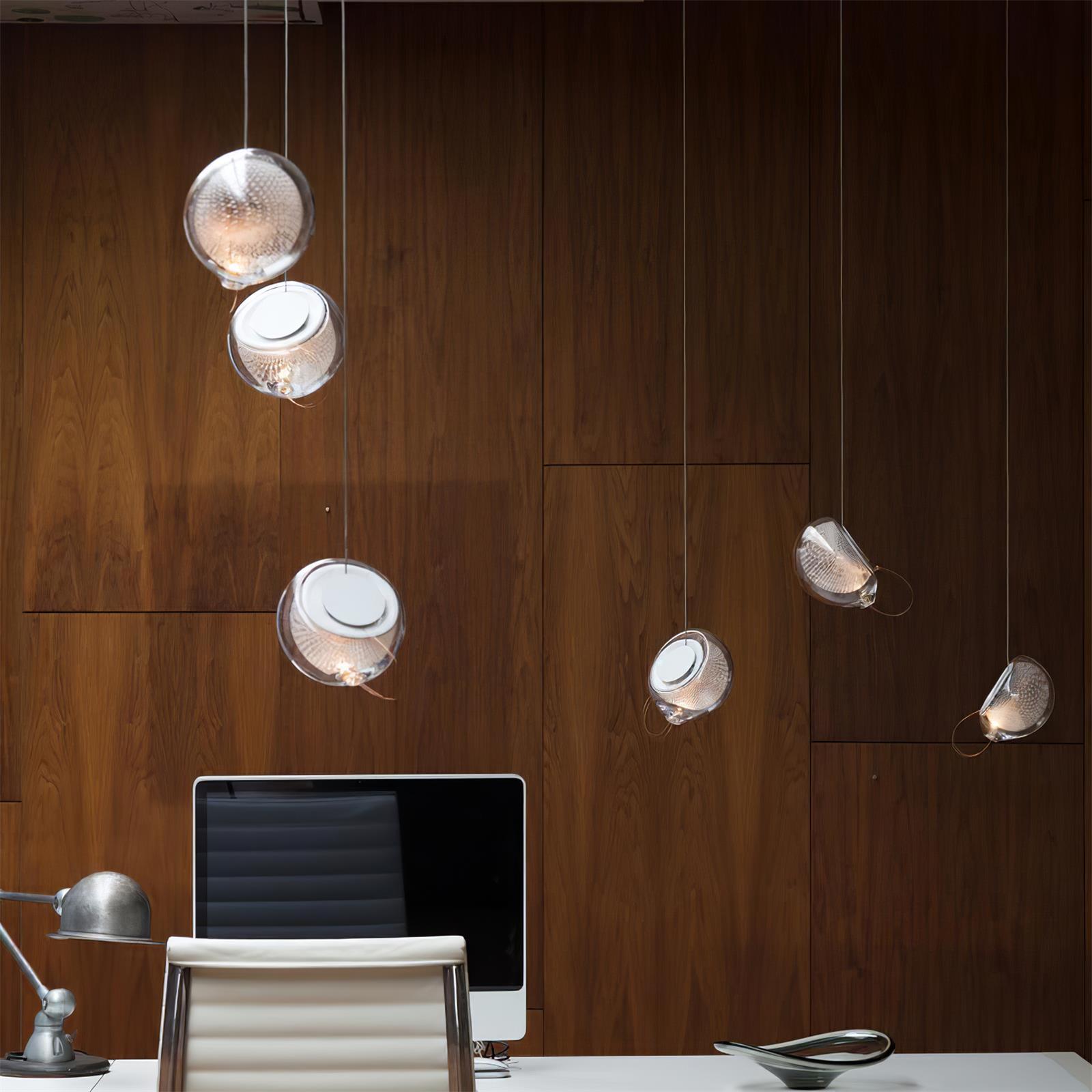 Kronleuchter Netz Glas Kugeln Cluster Metall Rahmen Modern Minimalistisch-Letslighting