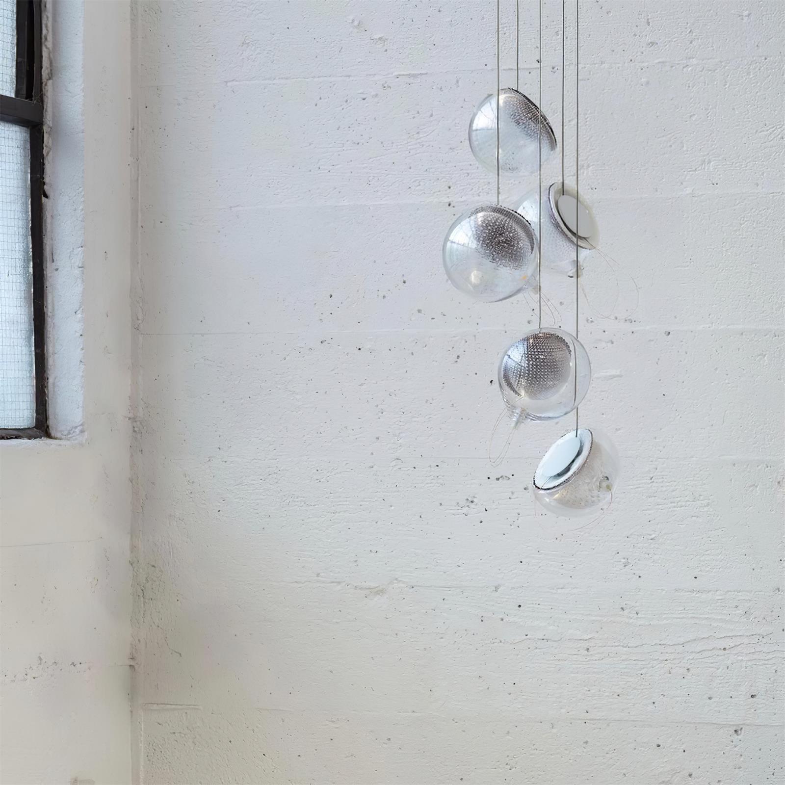 Kronleuchter Netz Glas Kugeln Cluster Metall Rahmen Modern Minimalistisch-Letslighting