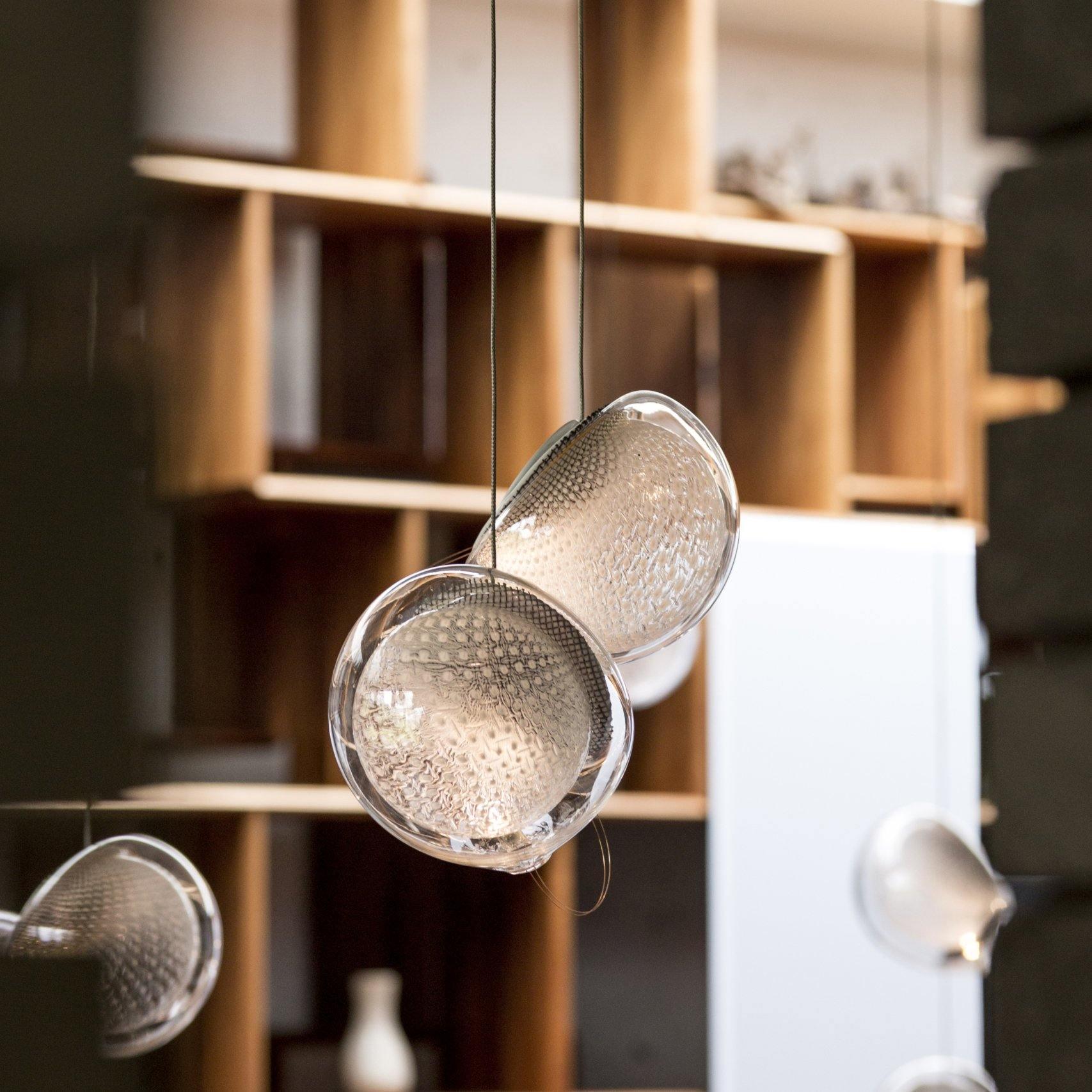 Kronleuchter Netz Glas Kugeln Cluster Metall Rahmen Modern Minimalistisch-Letslighting