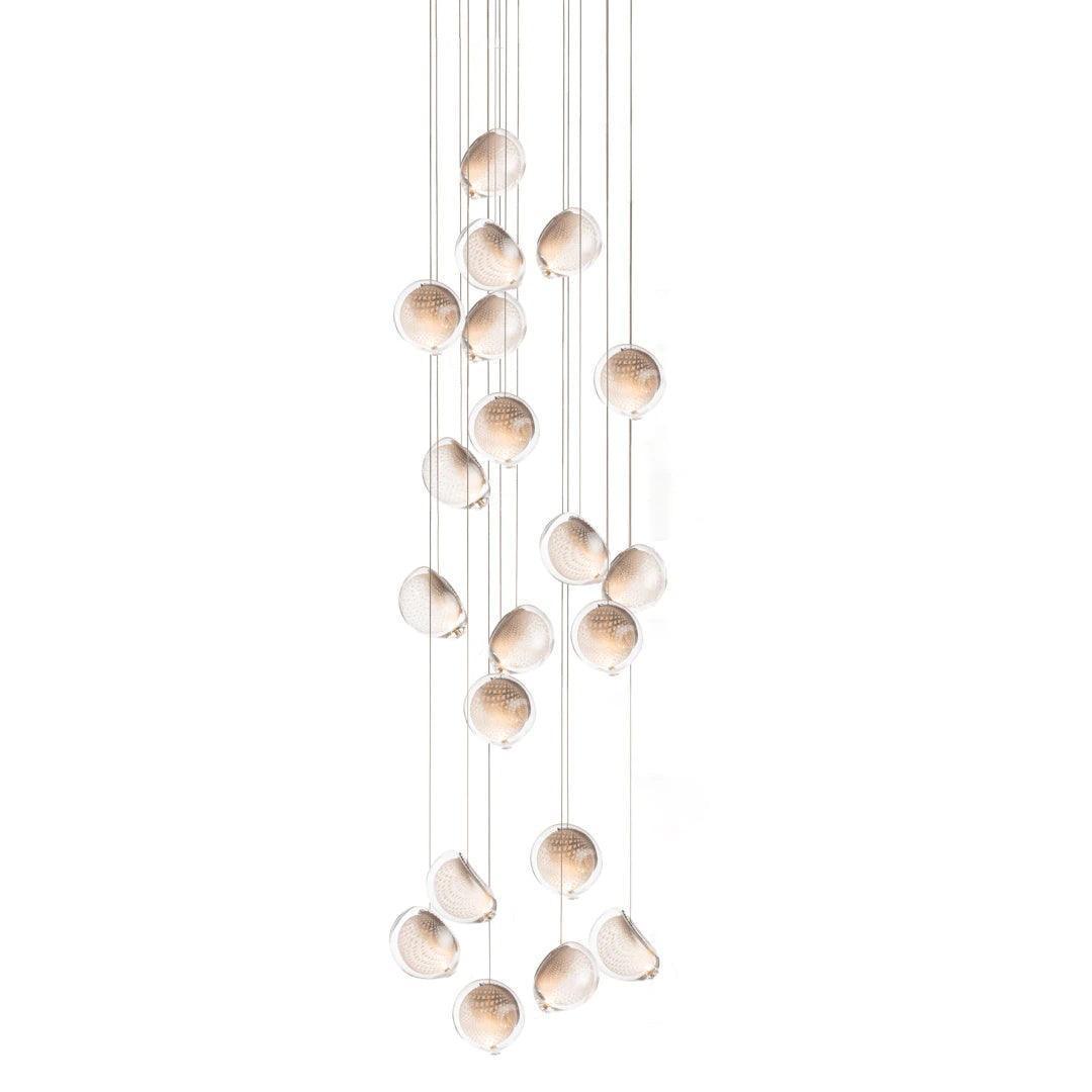 Kronleuchter Netz Glas Kugeln Cluster Metall Rahmen Modern Minimalistisch-Letslighting