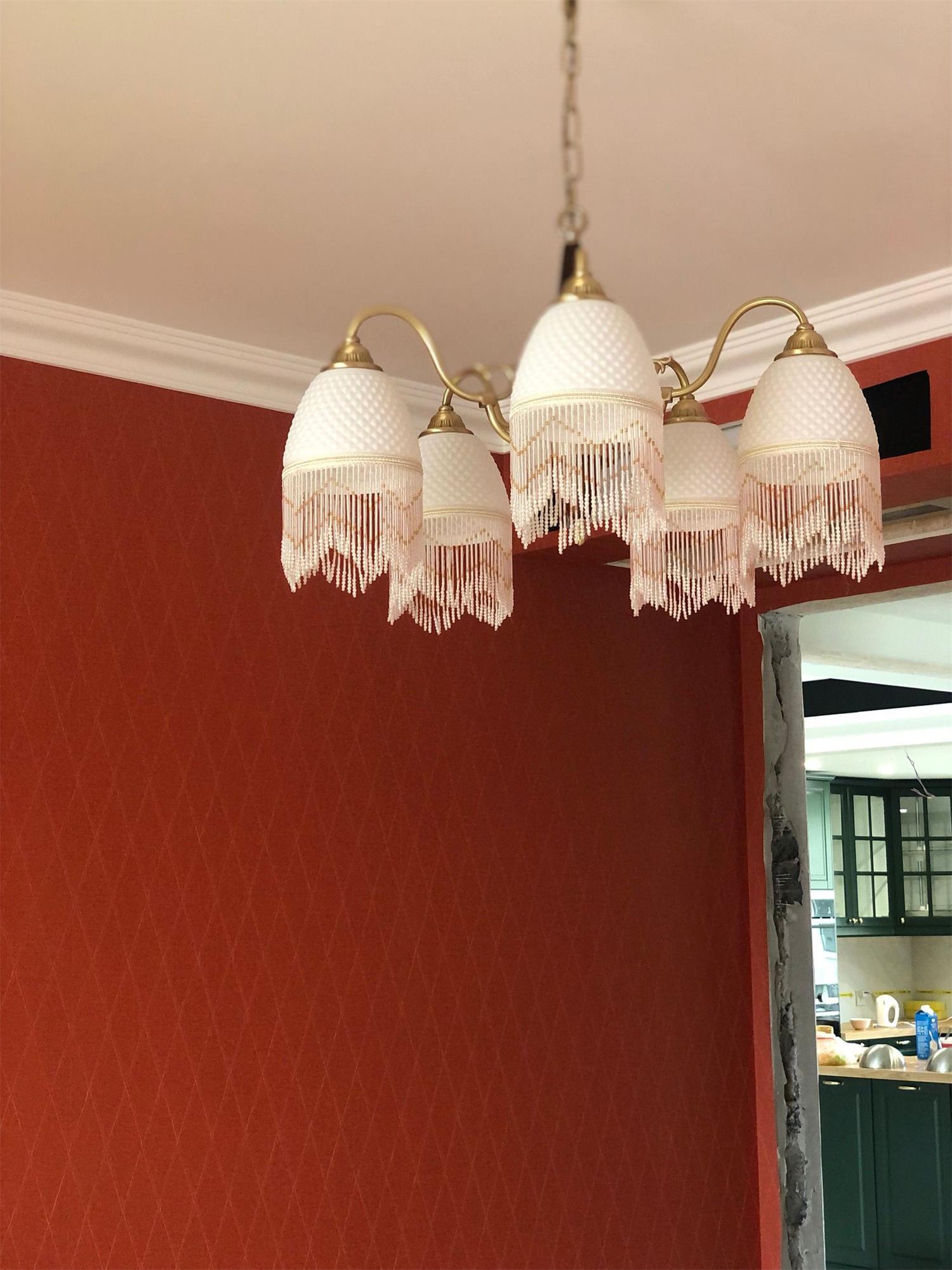 Aurora Kronleuchter Quaste Glas Vintage-Letslighting