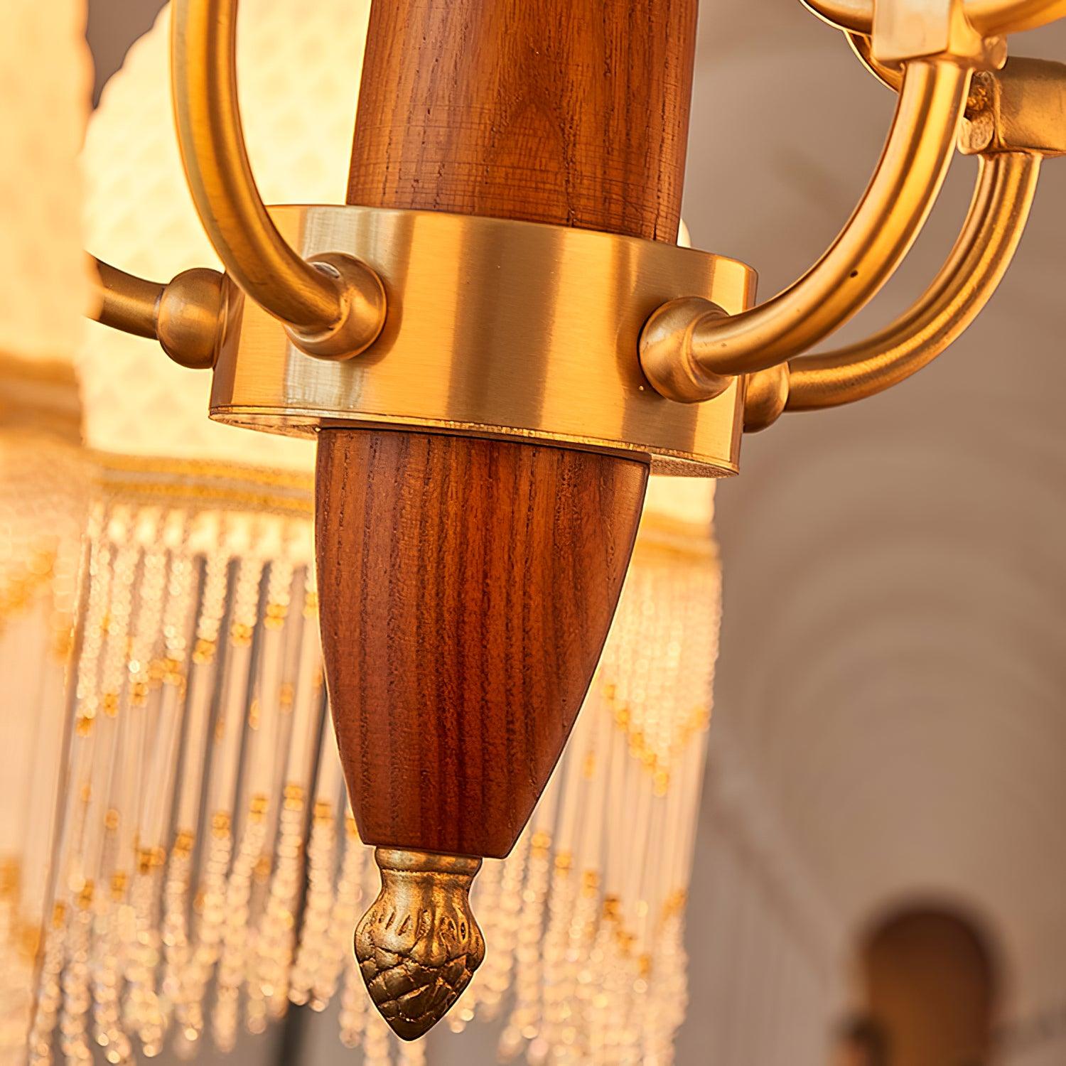 Aurora Kronleuchter Quaste Glas Vintage-Letslighting