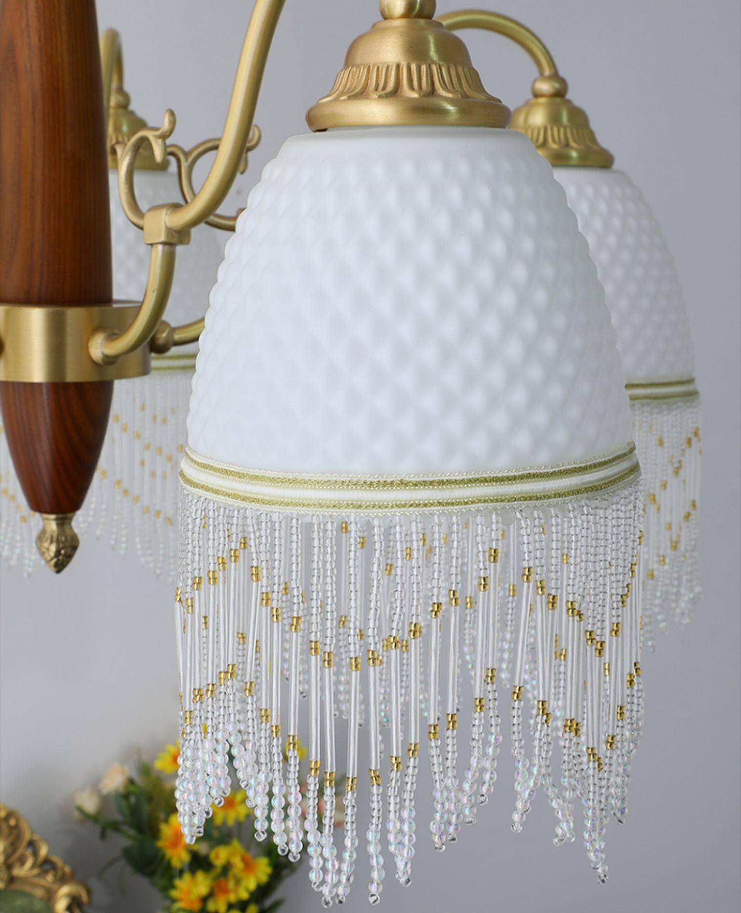 Aurora Kronleuchter Quaste Glas Vintage-Letslighting