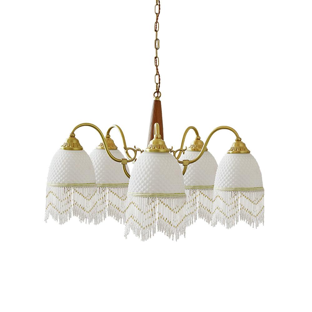 Aurora Kronleuchter Quaste Glas Vintage-Letslighting