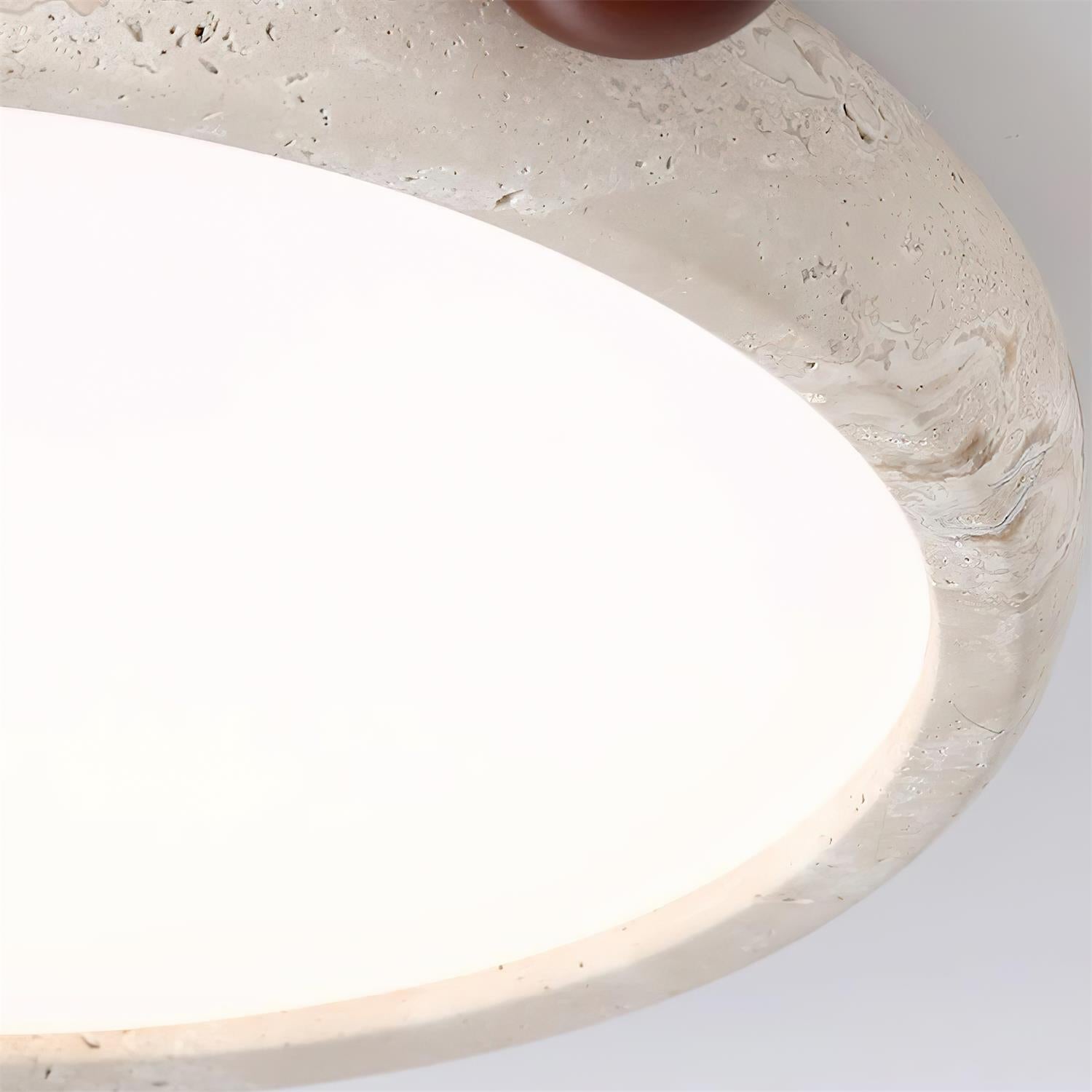 Ritta Cute Travertine Round Ceiling Light - Letslighting