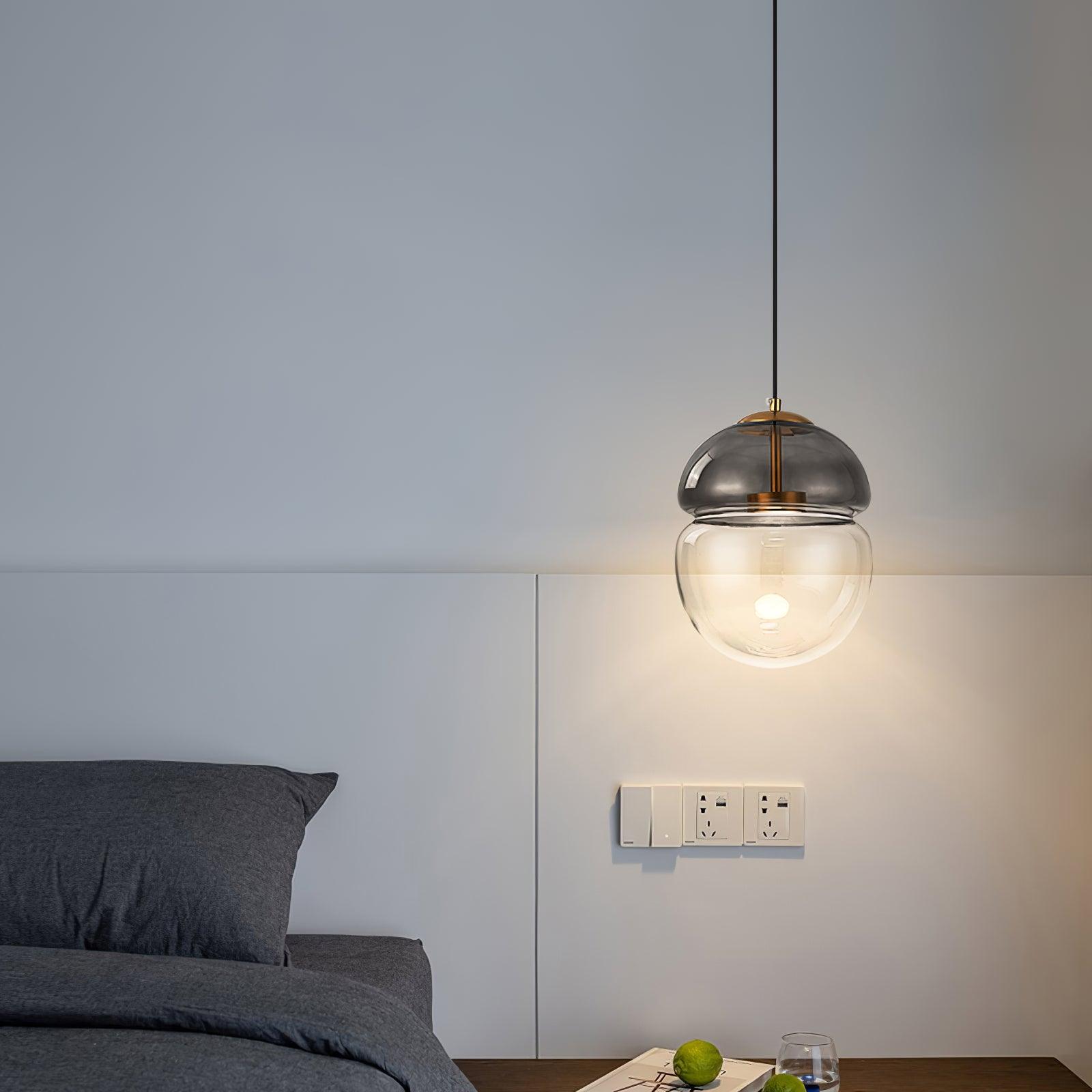 Aged Moderne Minimalistische Pendelleuchte aus Kuppelförmigem Glas-Letslighting