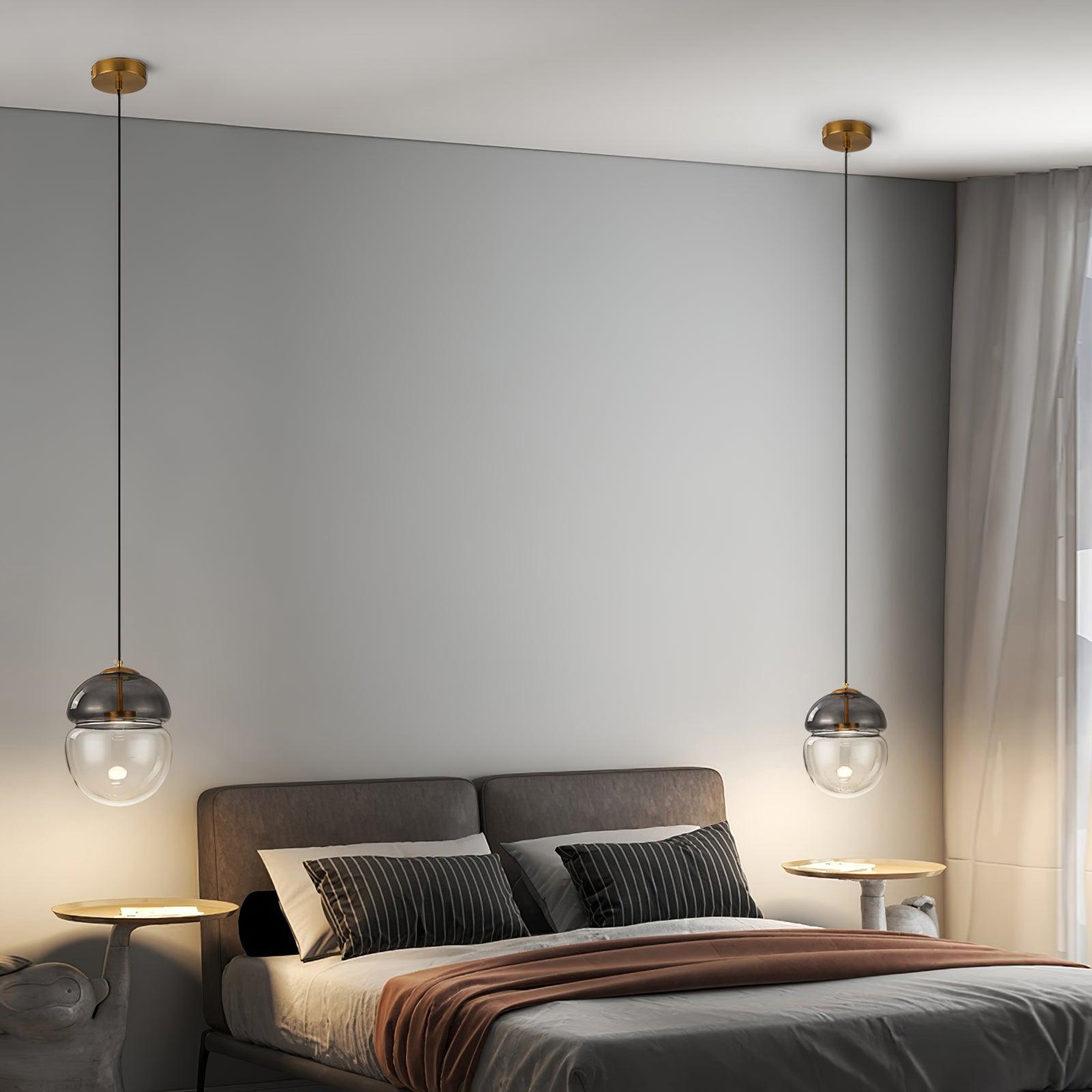 Aged Moderne Minimalistische Pendelleuchte aus Kuppelförmigem Glas-Letslighting