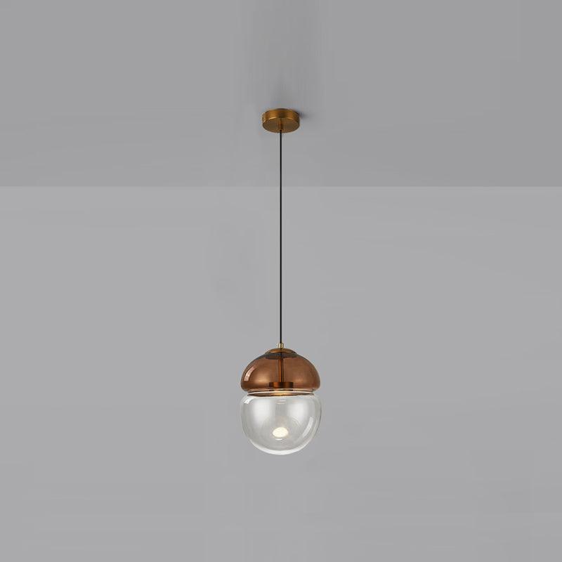 Aged Moderne Minimalistische Pendelleuchte aus Kuppelförmigem Glas-Letslighting
