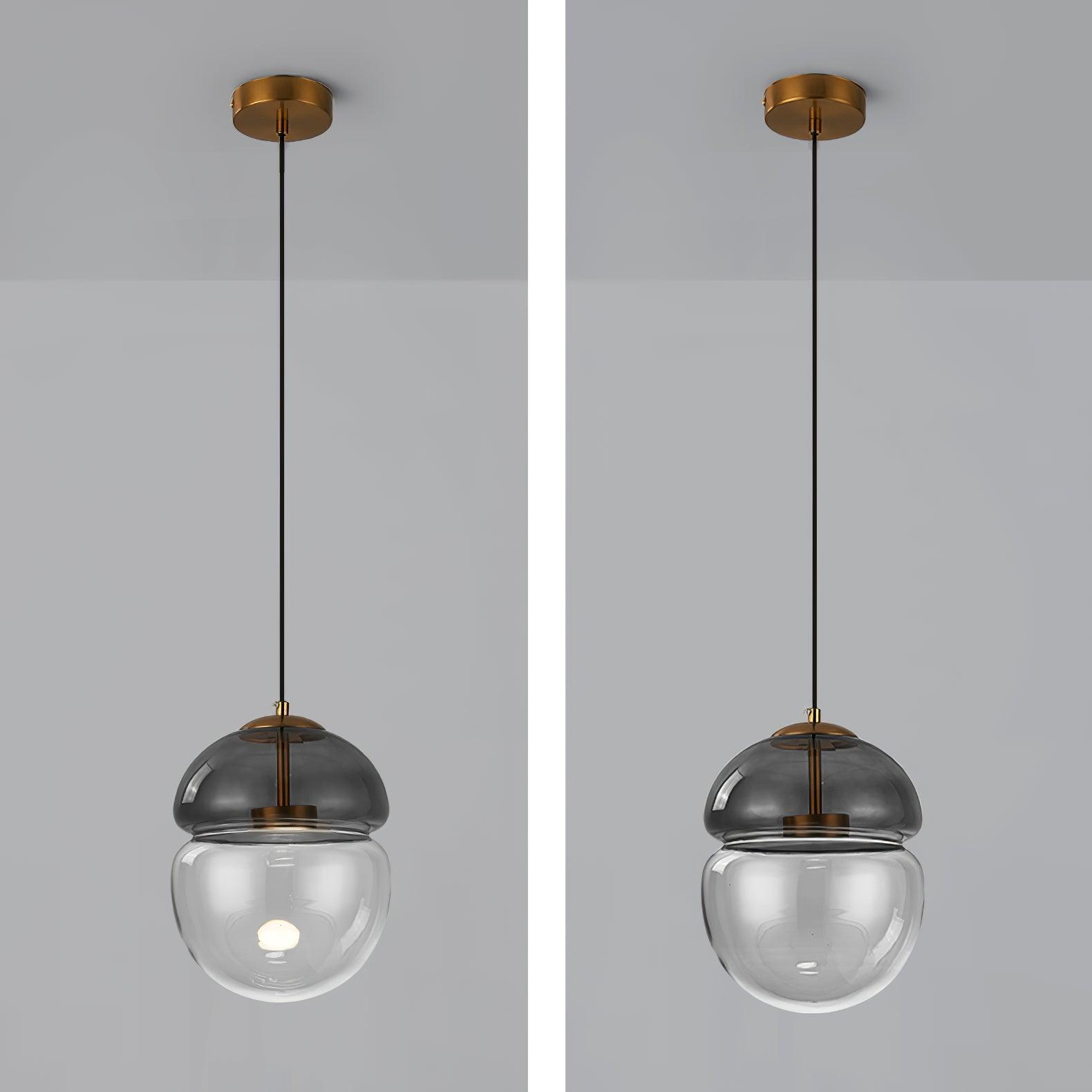 Aged Moderne Minimalistische Pendelleuchte aus Kuppelförmigem Glas-Letslighting