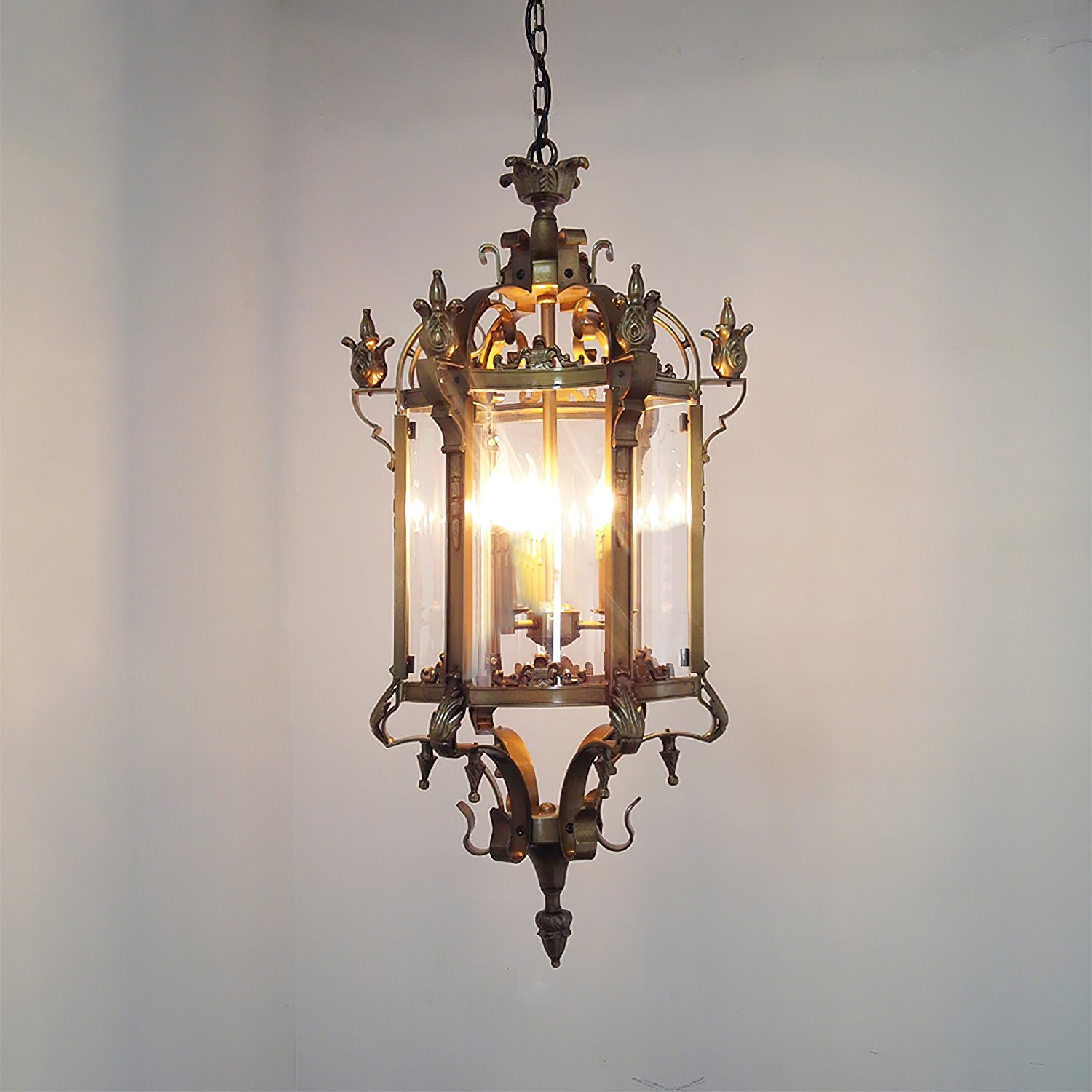 Ardorion Vintage Luxus Glas-Laternen-Kronleuchter-Letslighting