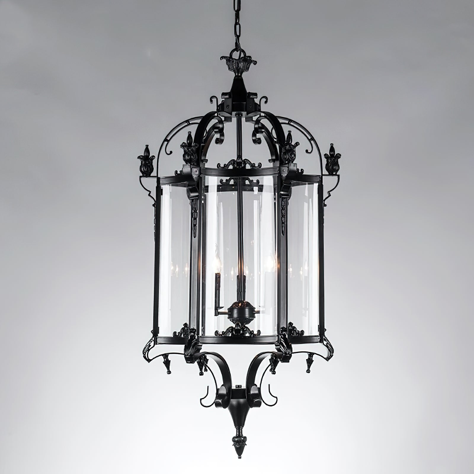Ardorion Vintage Luxus Glas-Laternen-Kronleuchter-Letslighting