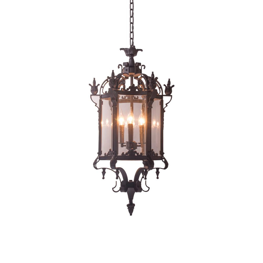 Ardorion Vintage Luxus Glas-Laternen-Kronleuchter-Letslighting