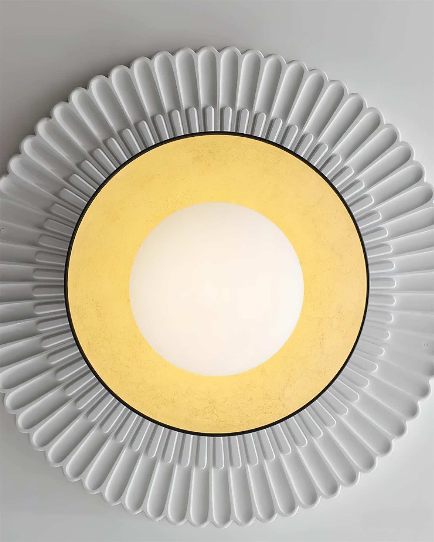Deckenleuchte Metall Baldachin Glas Globus Modern Minimalistisch-Letslighting