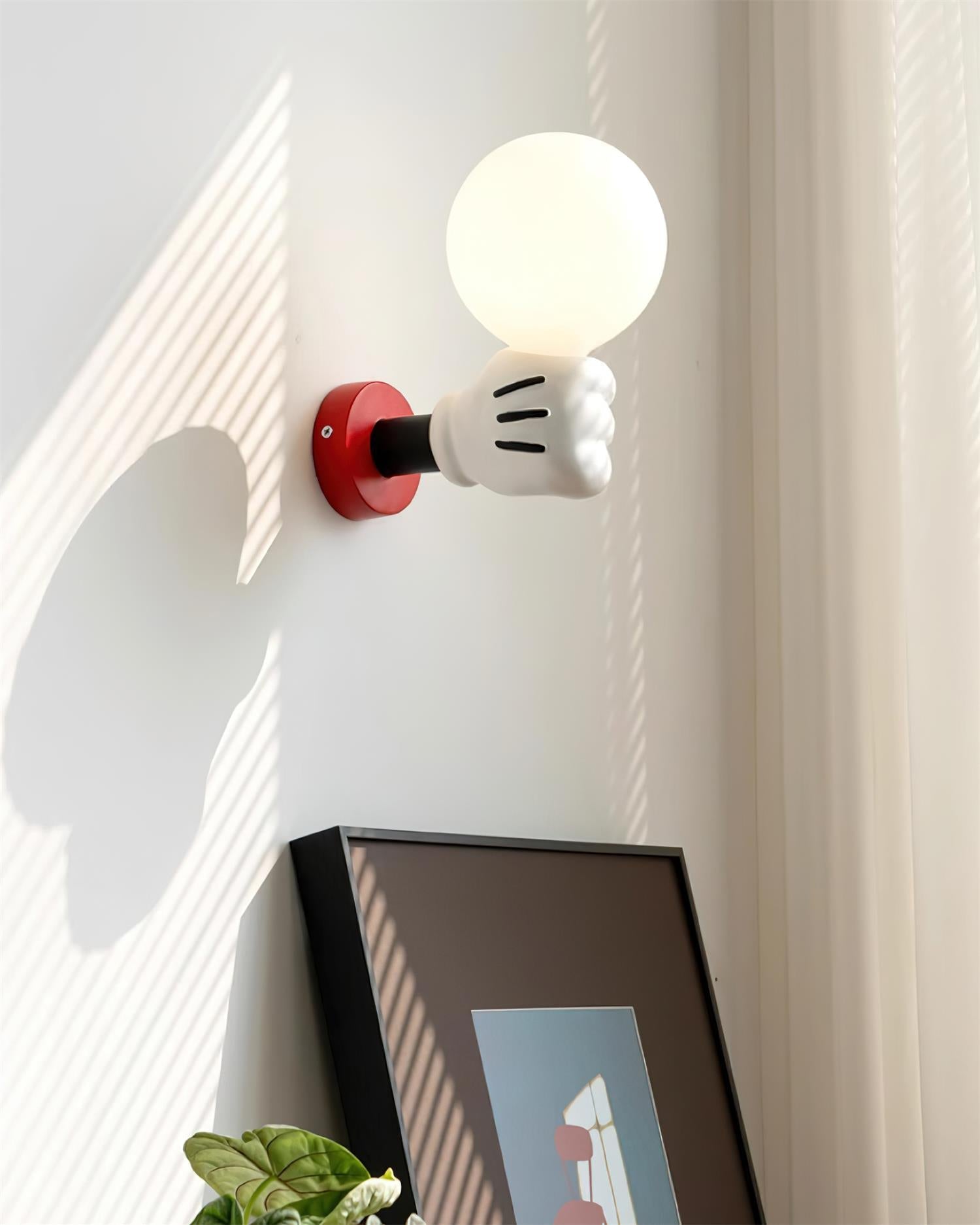 Wandleuchte Stoff Schirm Modern Klassisch Gold Walnuss Wandleuchte Schlafzimmer-Letslighting