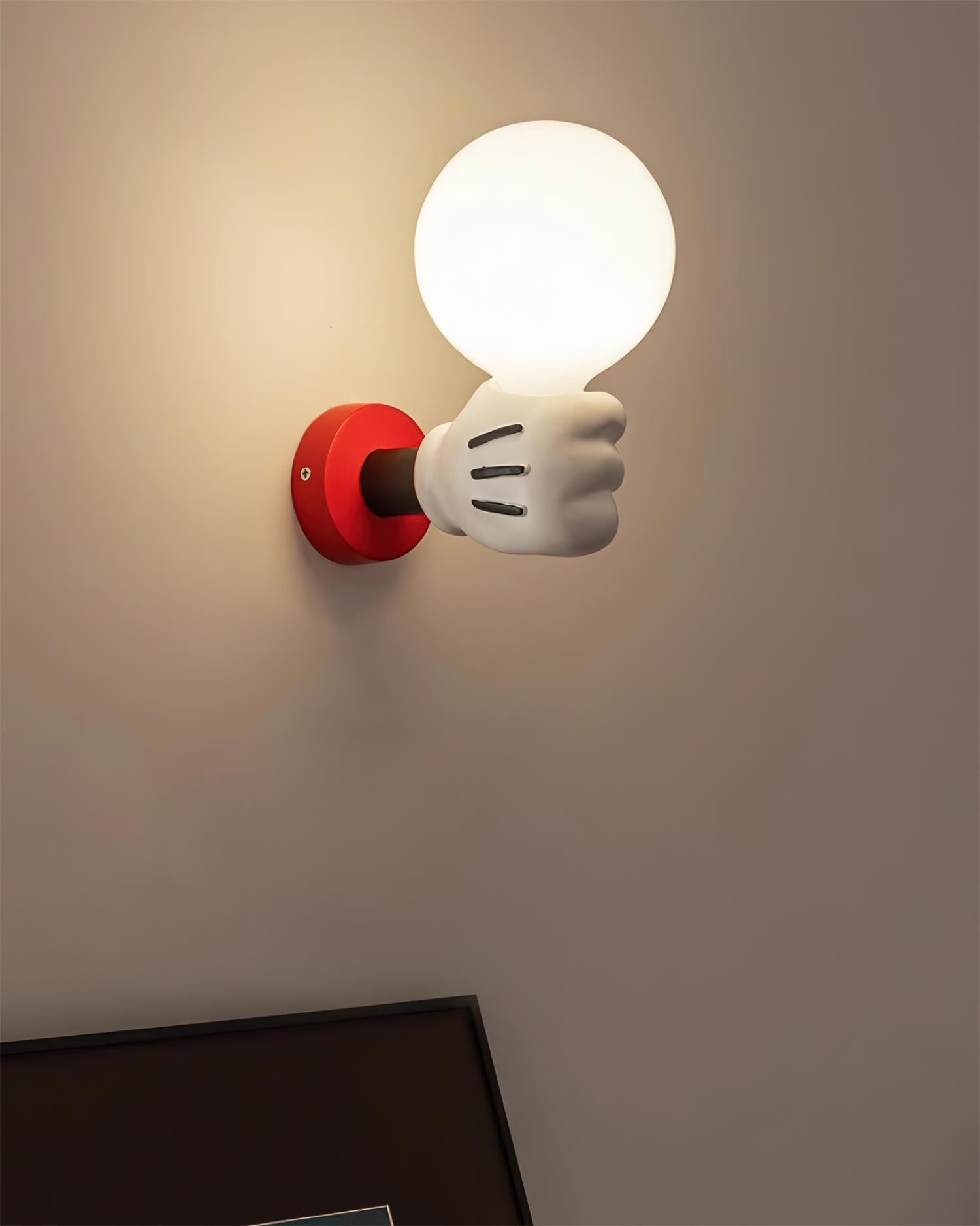 Wandleuchte Stoff Schirm Modern Klassisch Gold Walnuss Wandleuchte Schlafzimmer-Letslighting